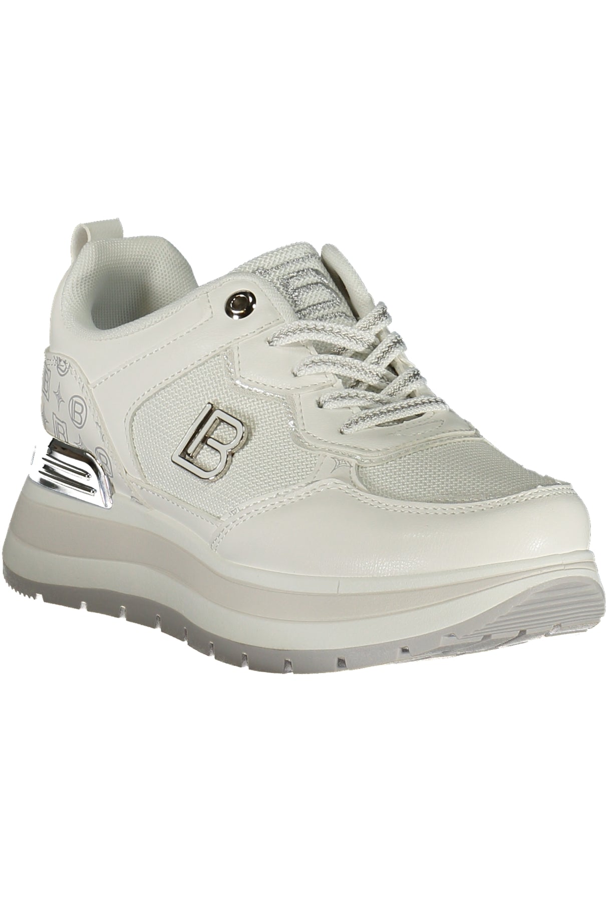 LAURA BIAGIOTTI WOMEN'S WHITE SPORTS SHOES