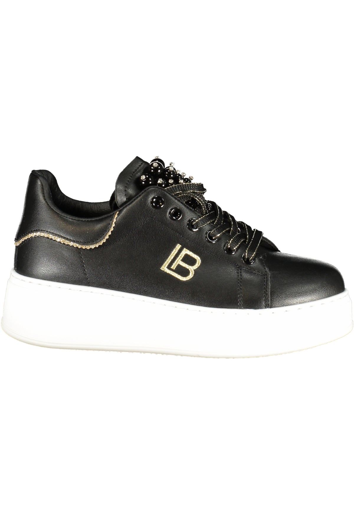 LAURA BIAGIOTTI WOMEN'S BLACK SPORTS SHOES
