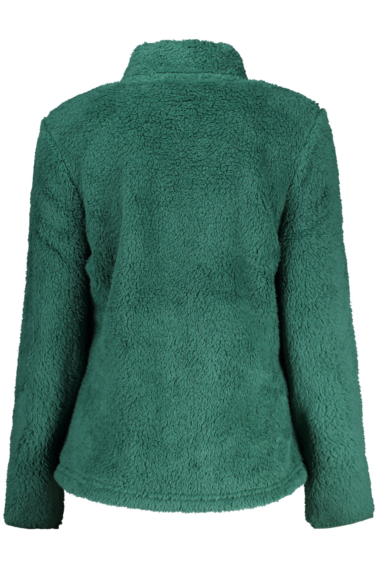 LAURA BIAGIOTTI WOMEN'S GREEN ZIP-UP SWEATSHIRT