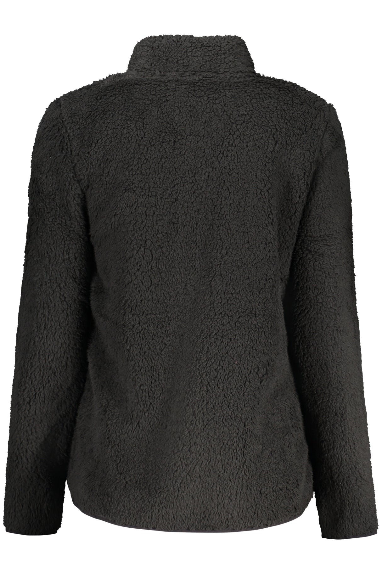 LAURA BIAGIOTTI WOMEN'S BLACK ZIP-UP SWEATSHIRT