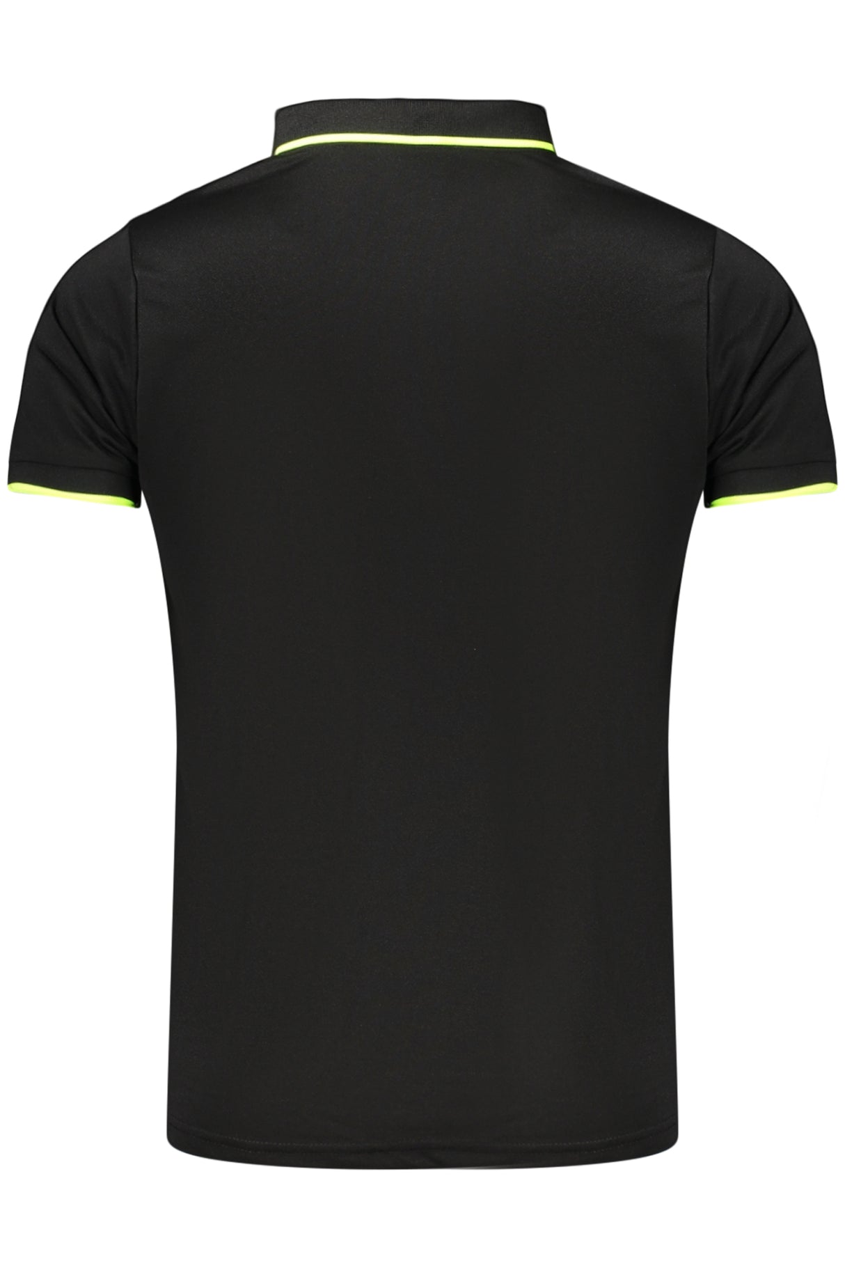 LOTTO MEN'S BLACK SHORT-SLEEVED POLO SHIRT