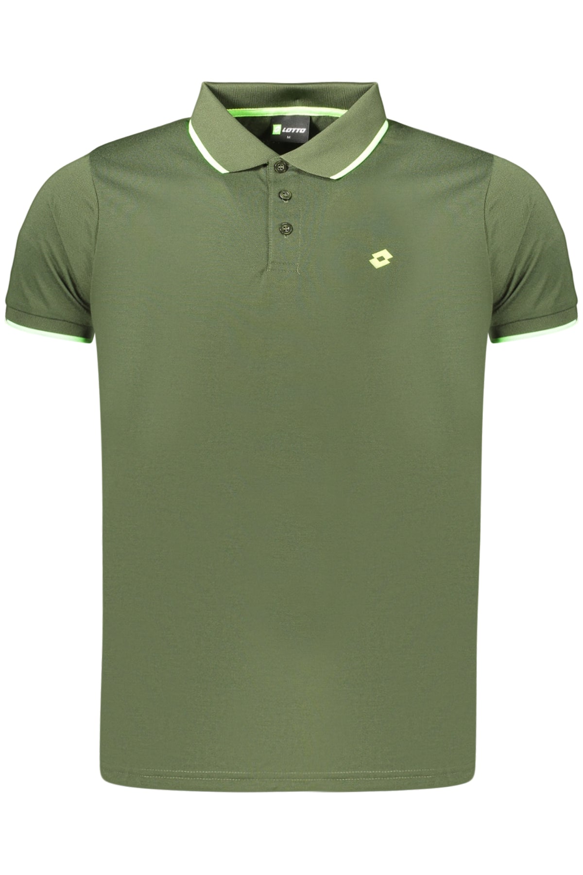 LOTTO MEN'S SHORT-SLEEVED POLO SHIRT GREEN