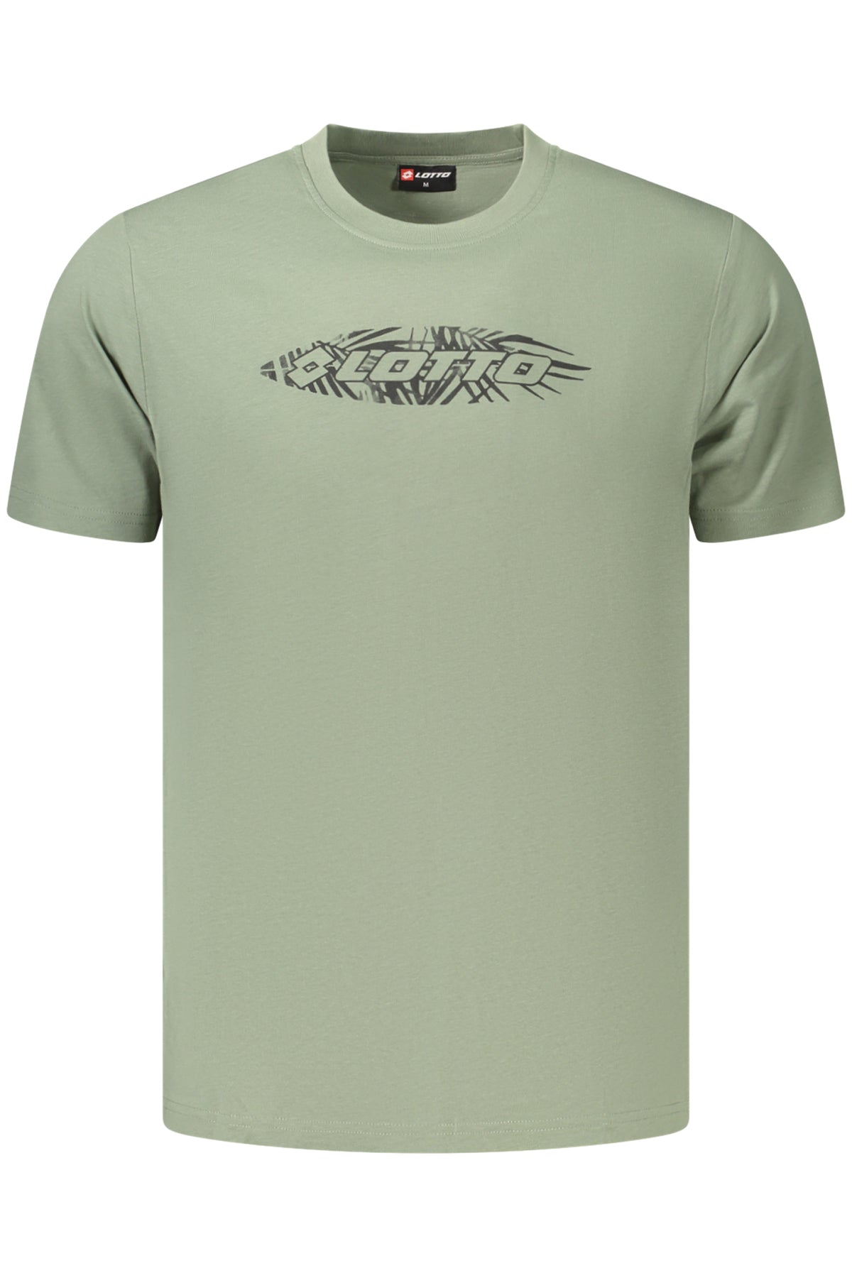 LOTTO MEN'S SHORT-SLEEVED GREEN T-SHIRT