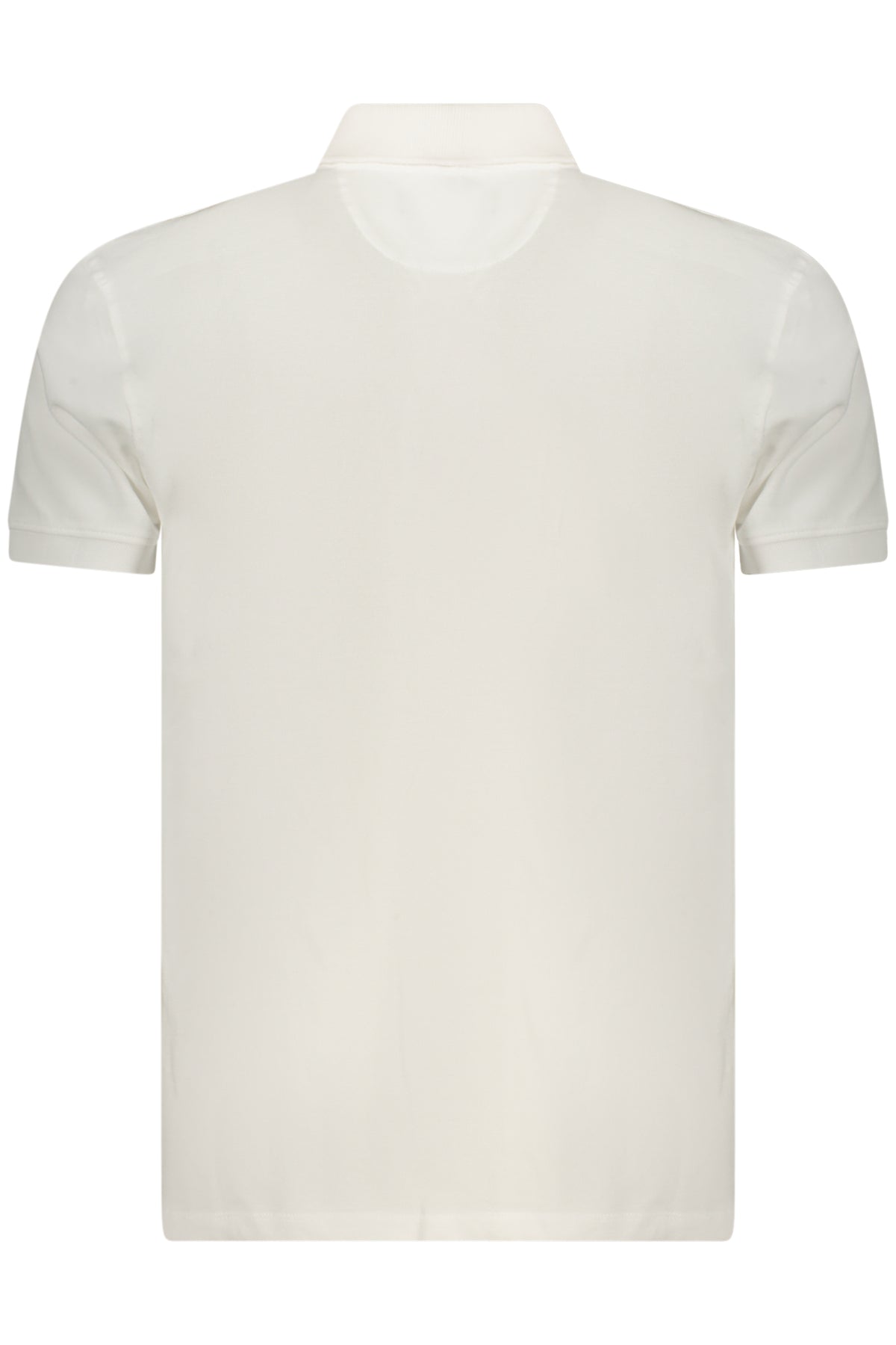 Navy Men's Short-Sleeved Polo Shirt, White