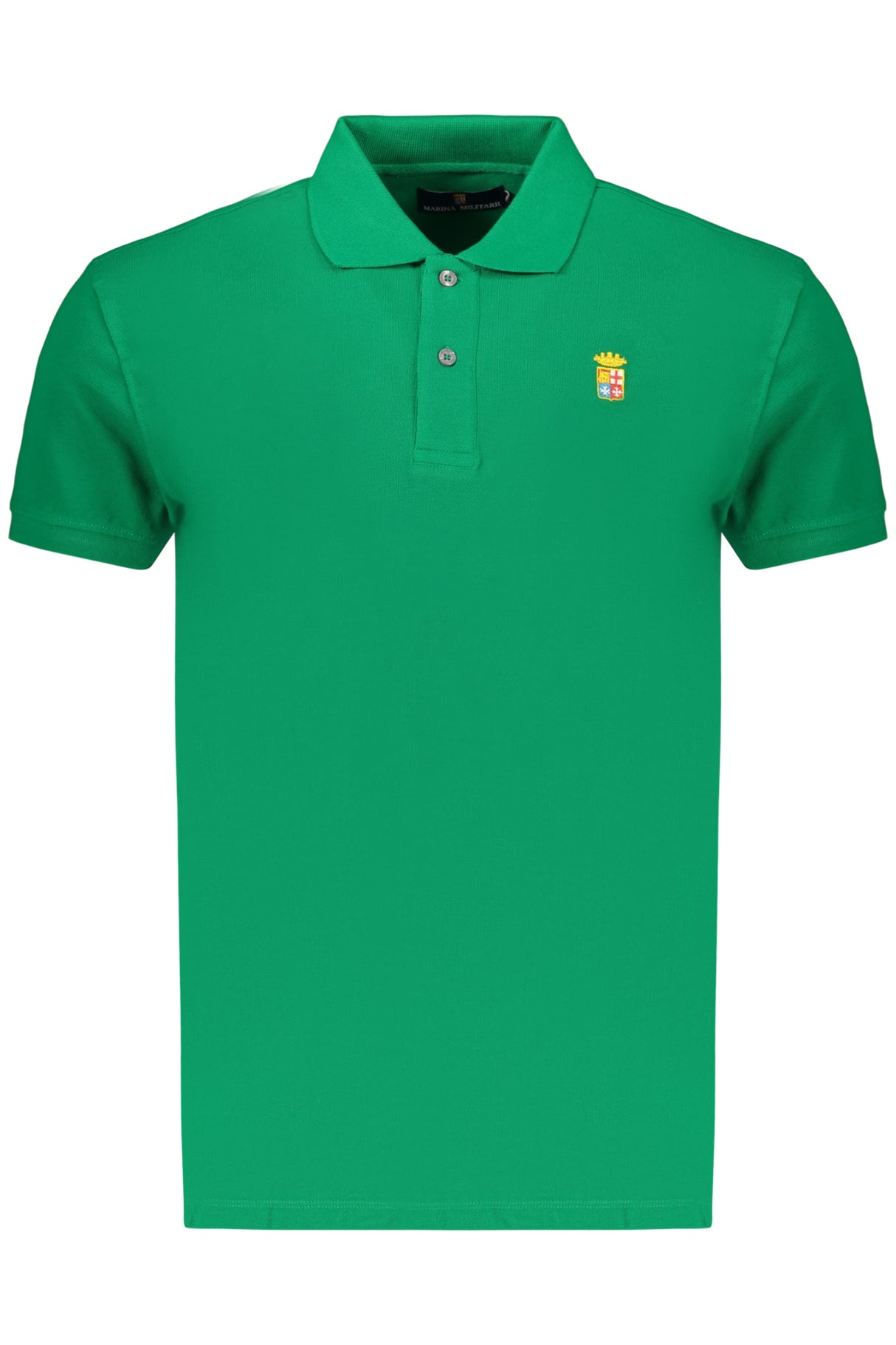 Navy Green Men's Short-Sleeved Polo Shirt