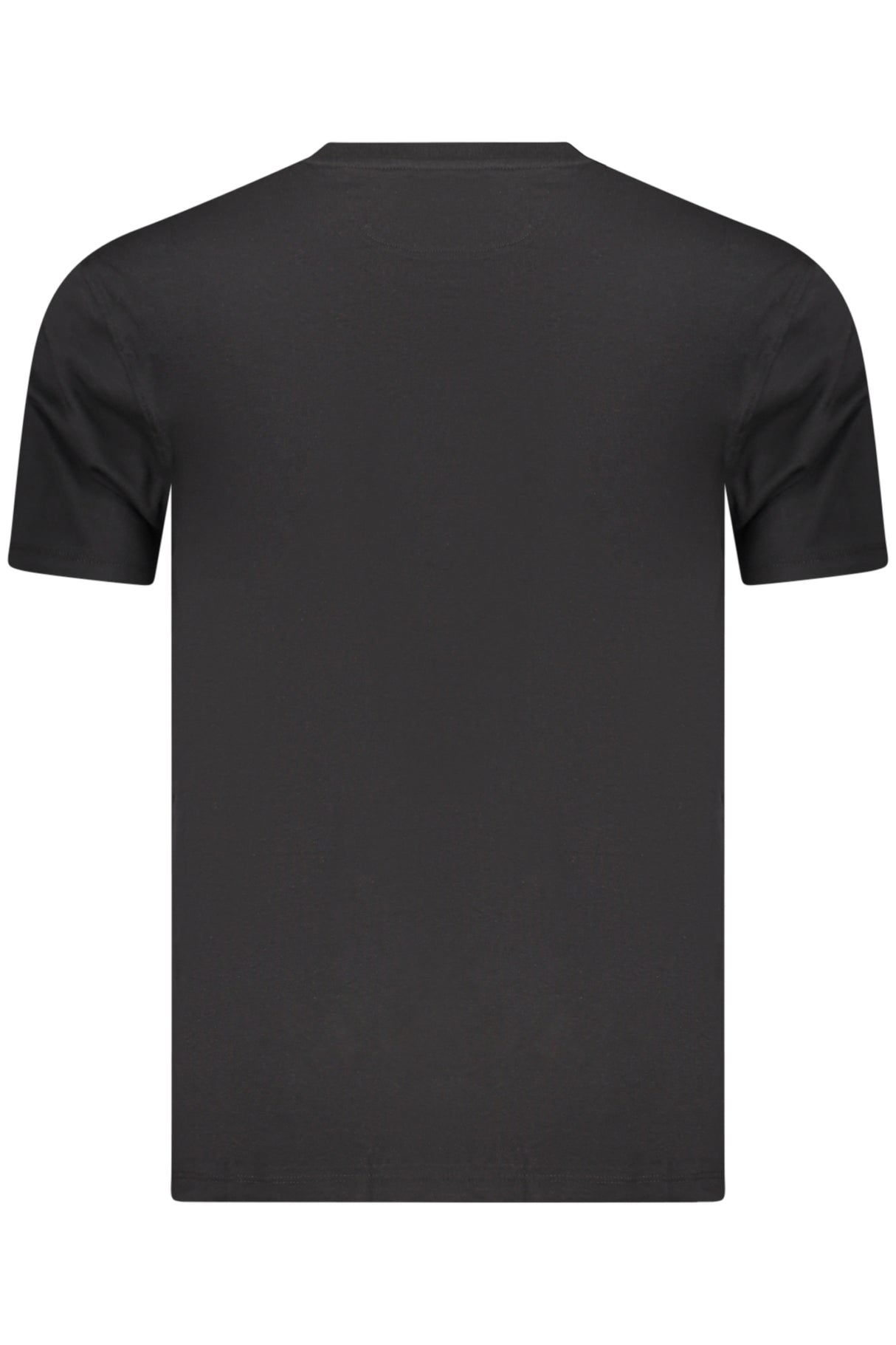 Navy Men's Black Short-Sleeved T-Shirt