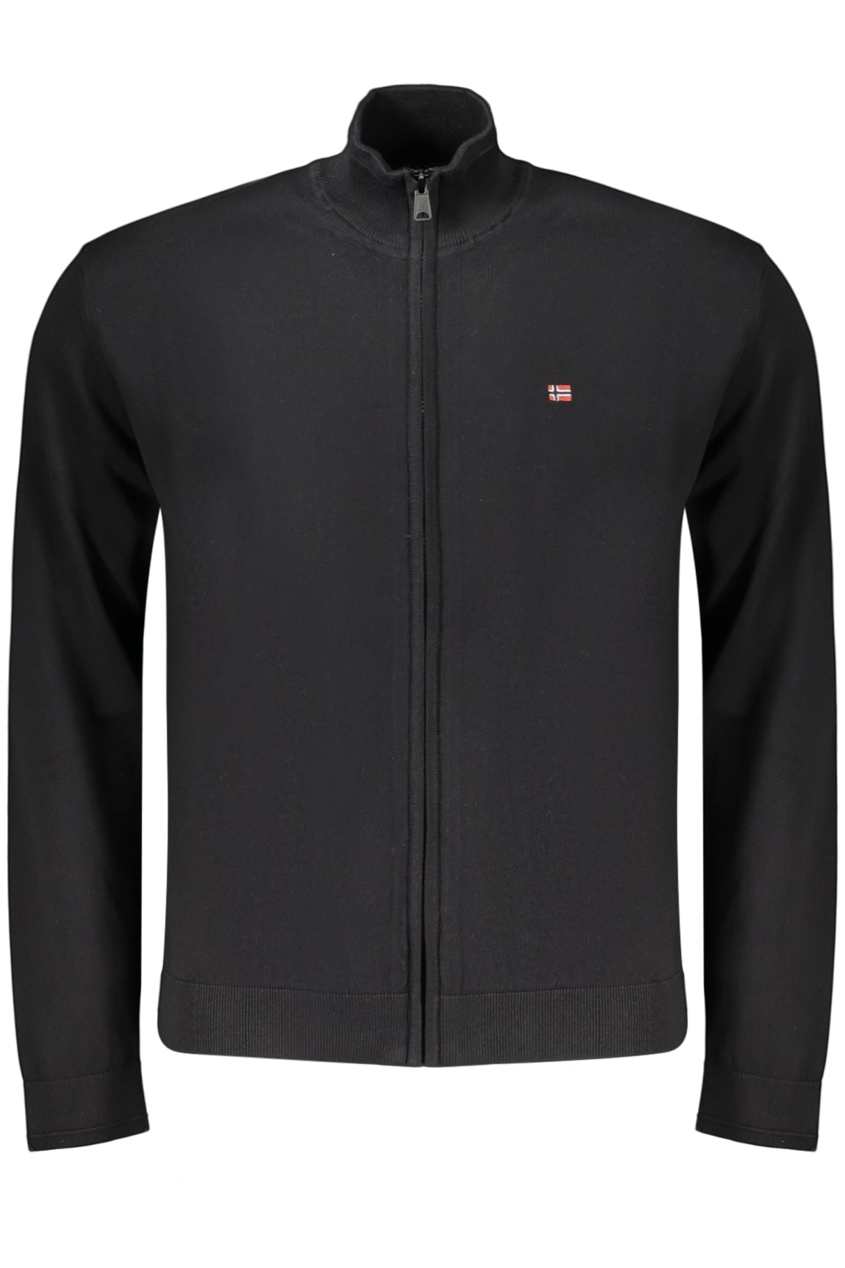 NAPAPIJRI MEN'S BLACK CARDIGAN