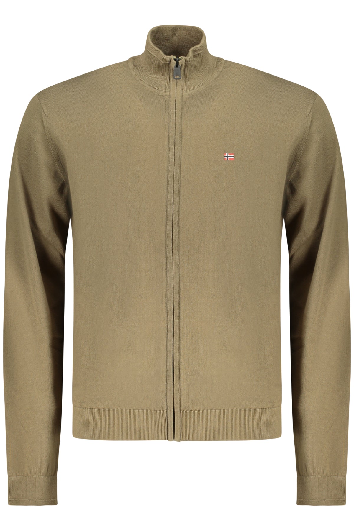NAPAPIJRI MEN'S GREEN CARDIGAN