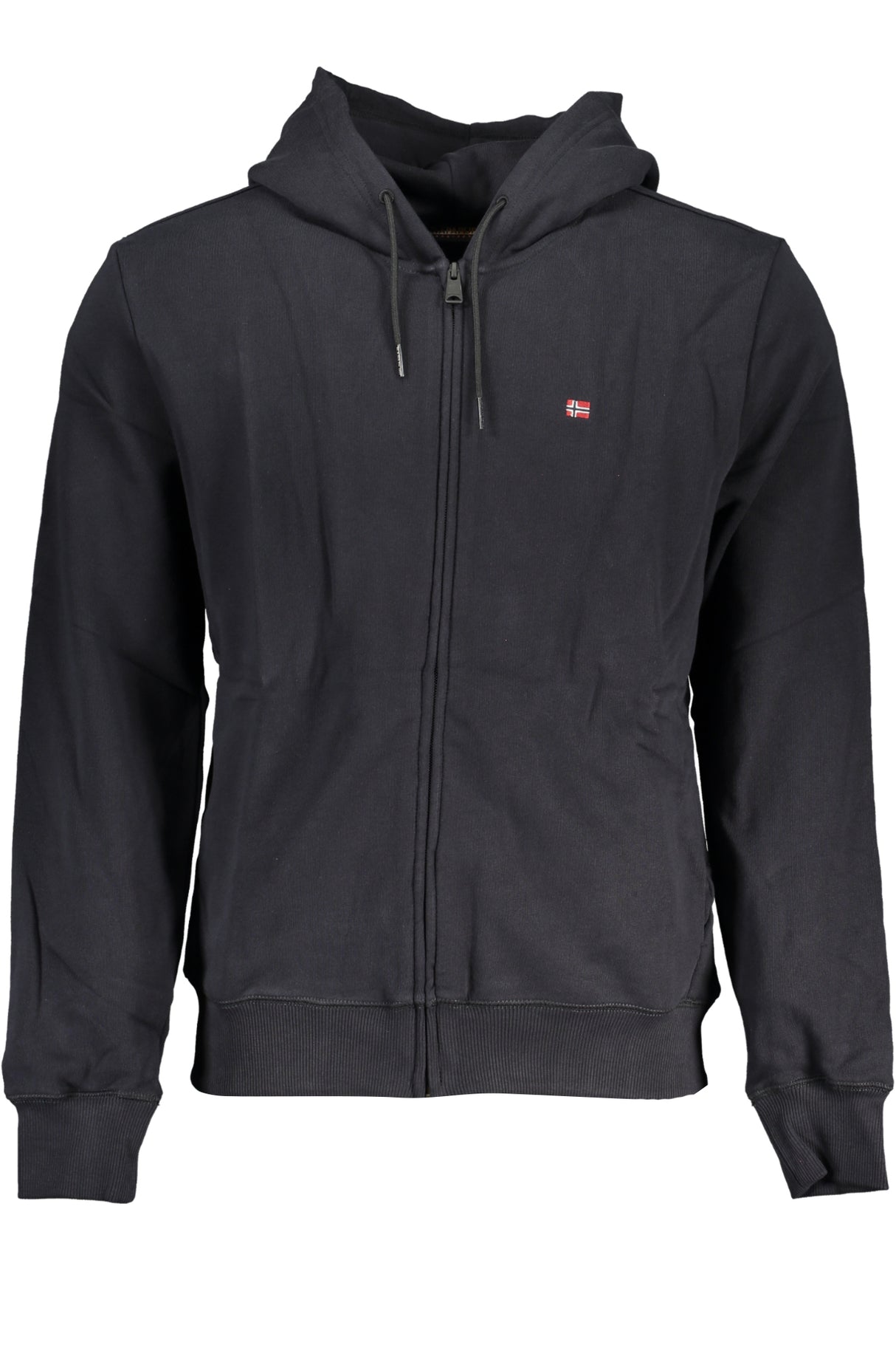 NAPAPIJRI MEN'S BLACK ZIP SWEATSHIRT