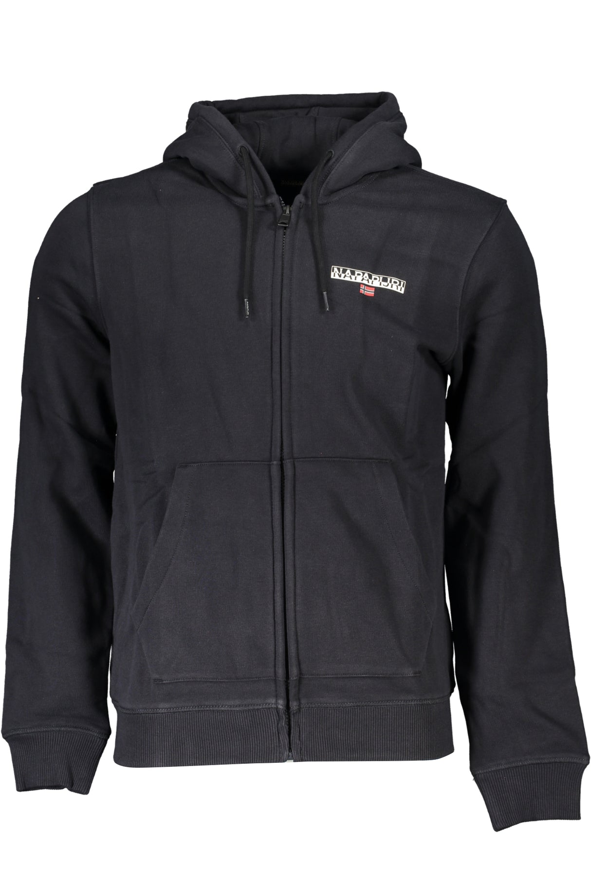 NAPAPIJRI MEN'S BLACK ZIP SWEATSHIRT