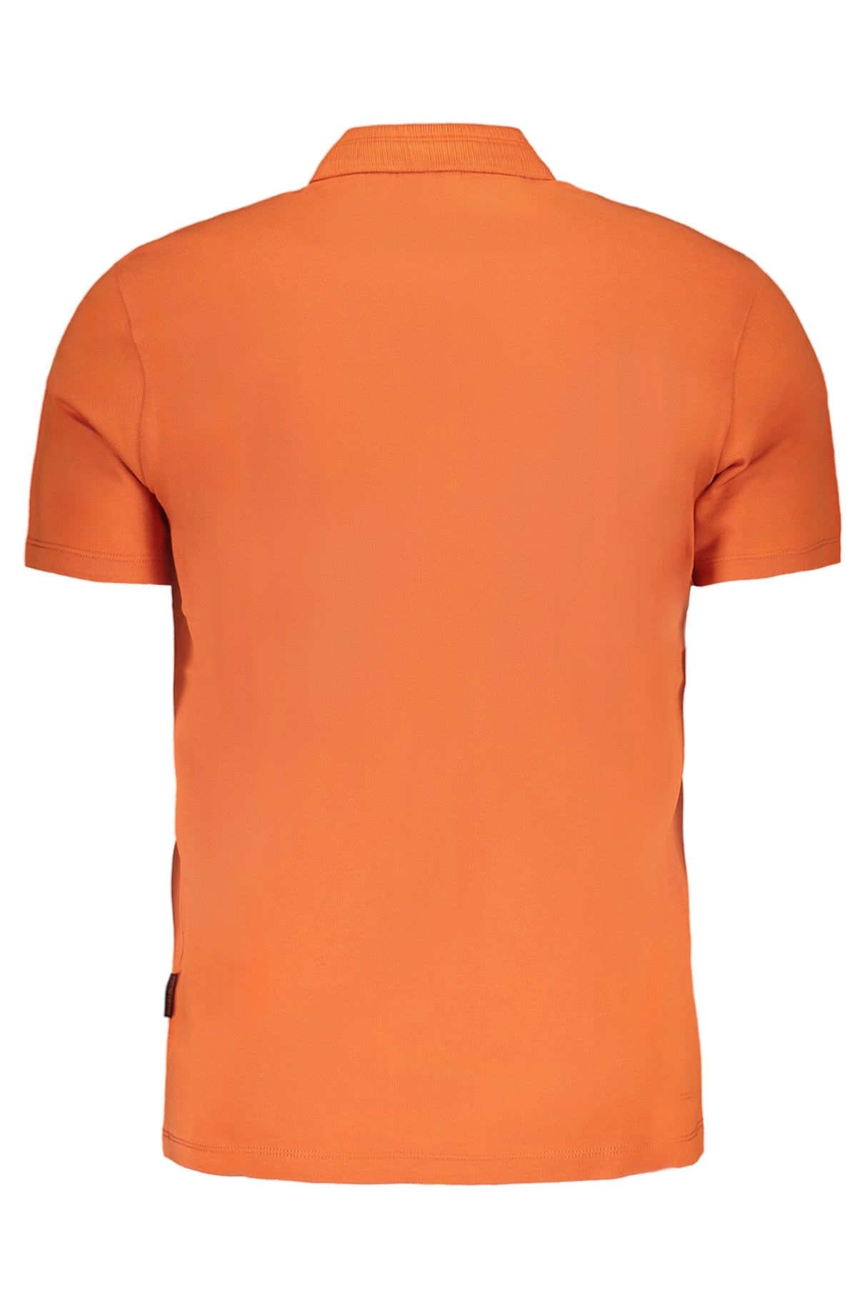 NAPAPIJRI MEN'S ORANGE SHORT SLEEVED POLO SHIRT
