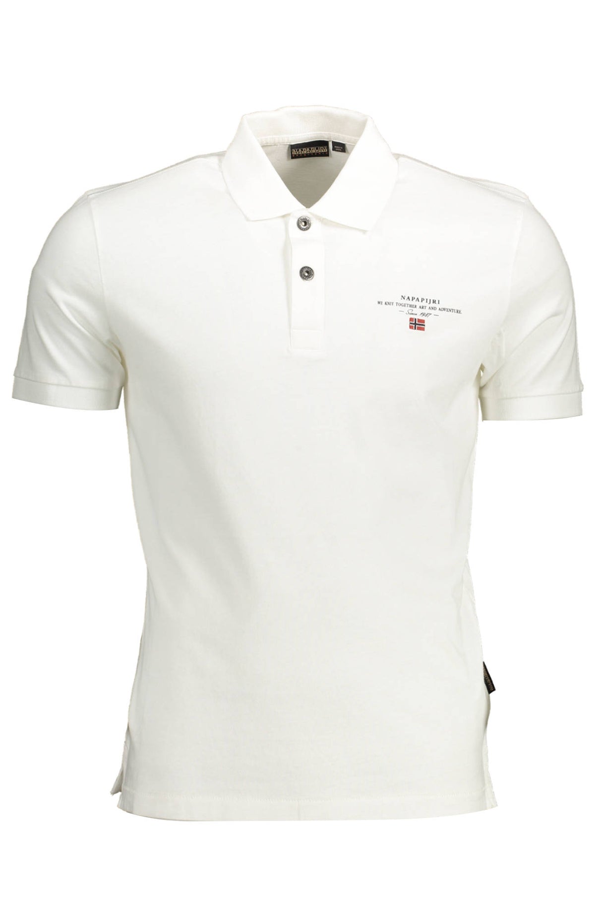 NAPAPIJRI POLO SHORT SLEEVES MEN WHITE