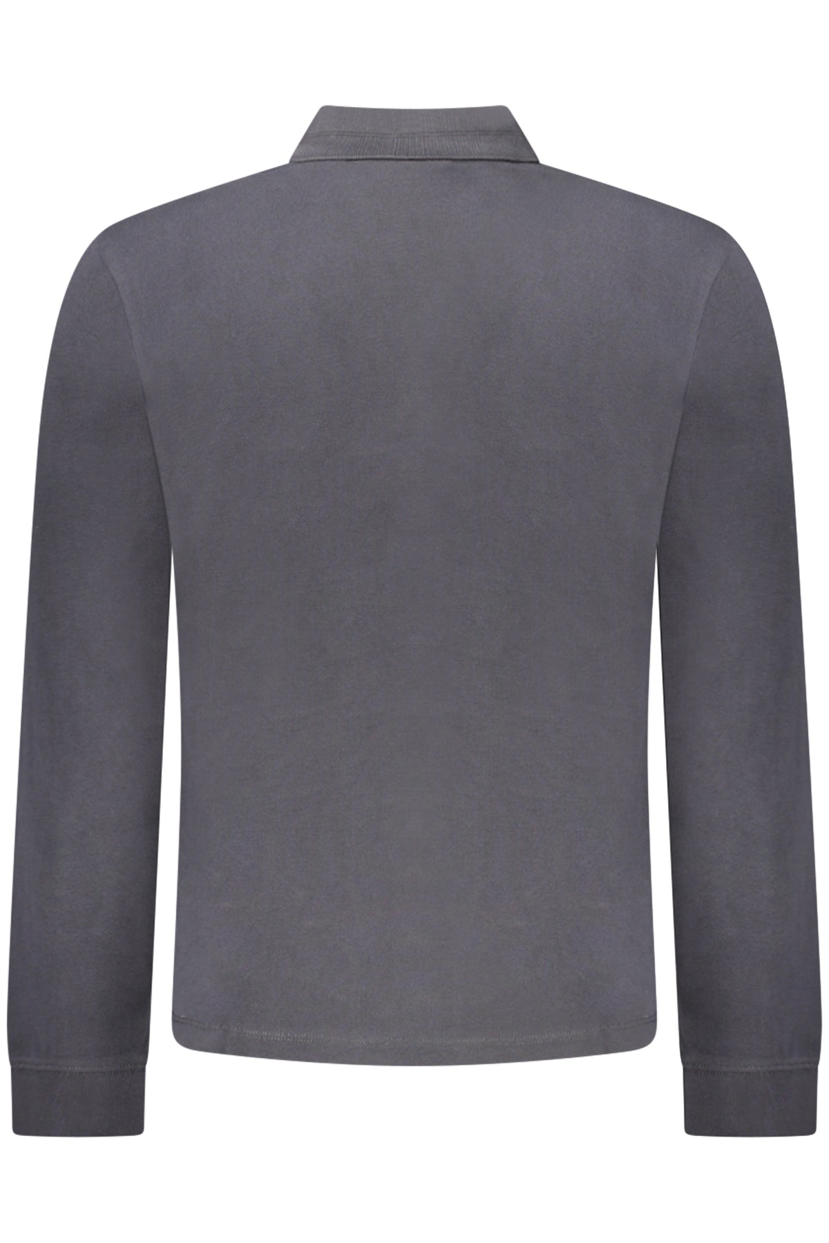 NAPAPIJRI MEN'S LONG-SLEEVED POLO SHIRT BLACK