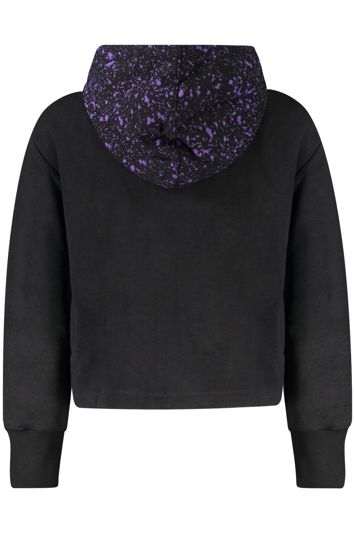 NIKE GIRLS' BLACK ZIP-UP SWEATSHIRT