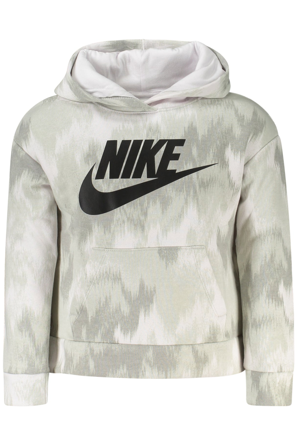 NIKE KIDS' GRAY ZIP-UP SWEATSHIRT