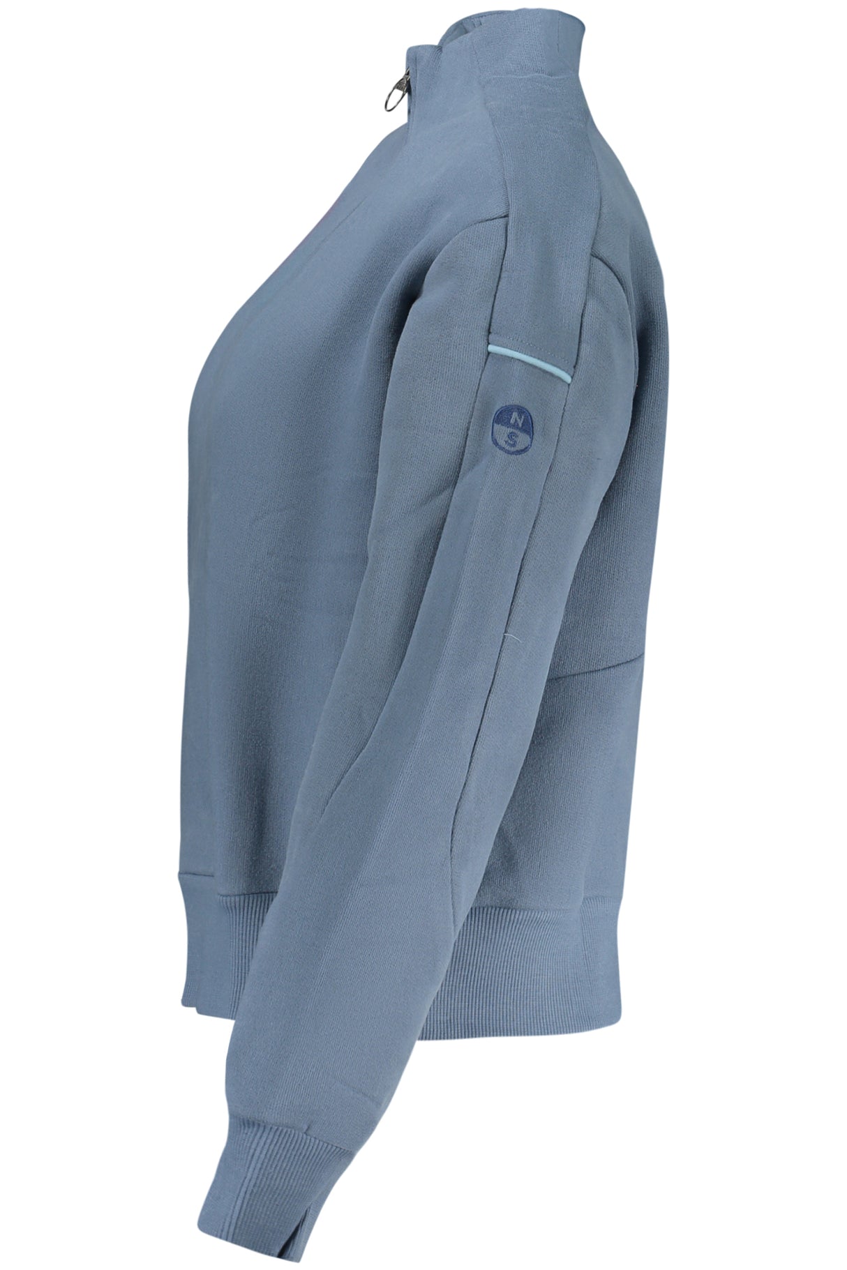 NORTH SAILS WOMEN'S BLUE ZIP-UP SWEATSHIRT