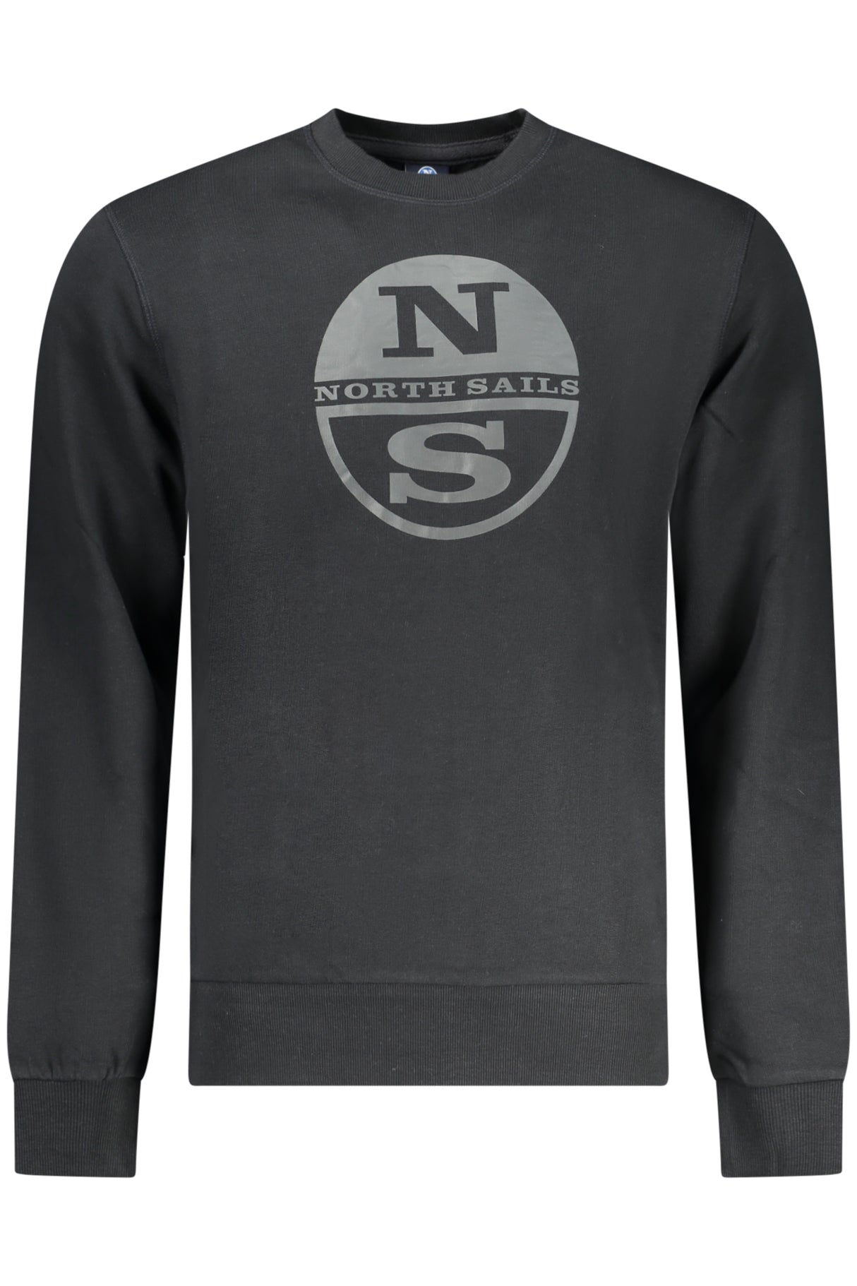 NORTH SAILS MEN'S BLACK ZIP-UP SWEATSHIRT