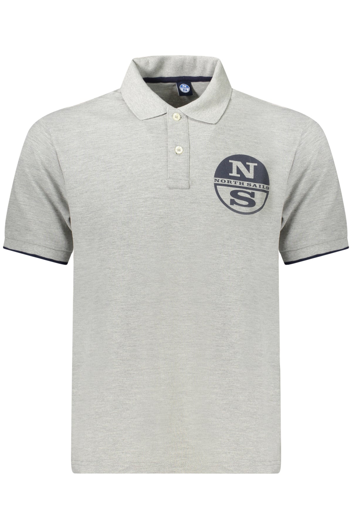 NORTH SAILS MEN'S SHORT SLEEVE POLO GREY