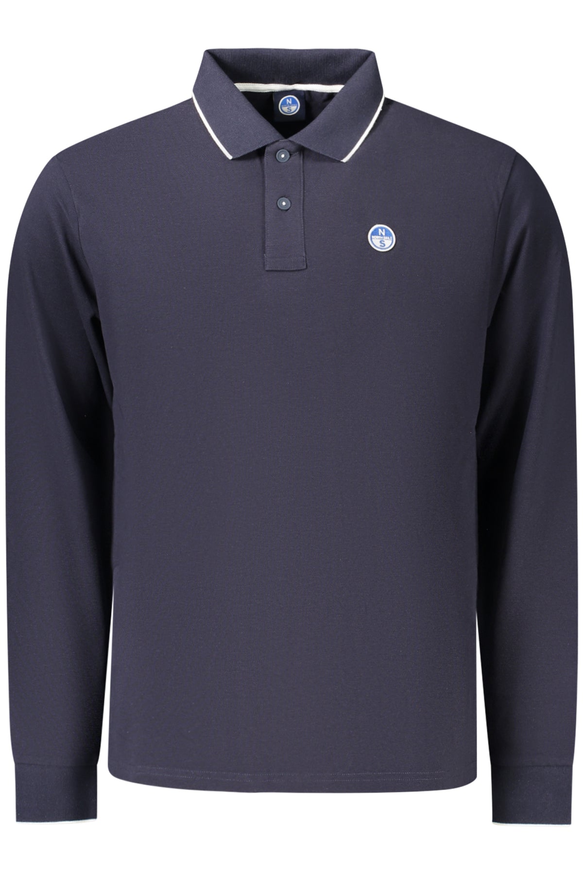 NORTH SAILS MEN'S LONG-SLEEVED POLO SHIRT, BLUE