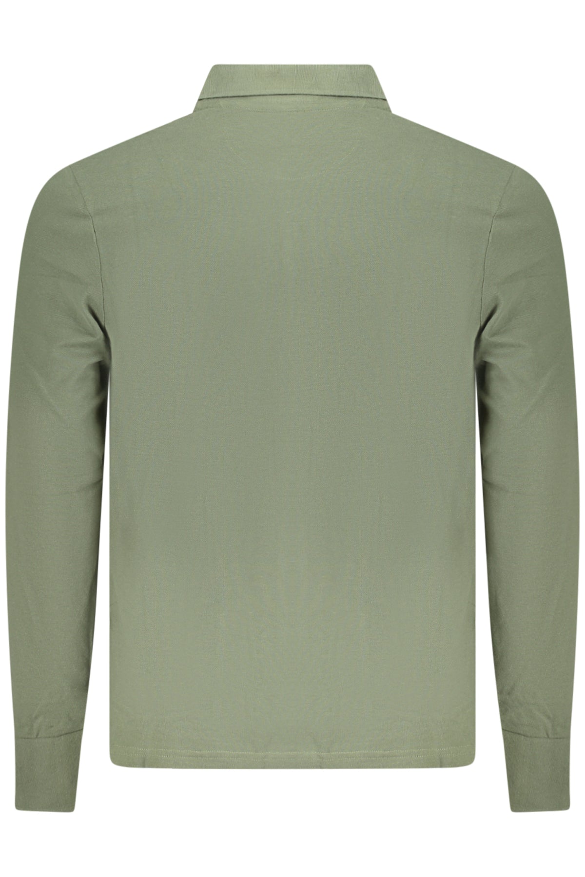 NORTH SAILS MEN'S LONG-SLEEVED POLO SHIRT, GREEN
