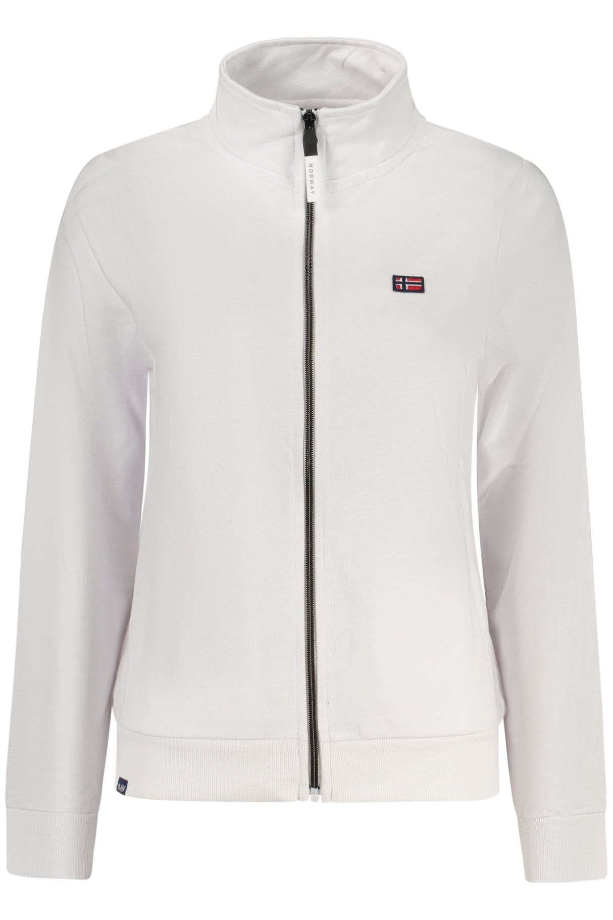 NORWAY 1963 WOMEN'S WHITE ZIP-UP SWEATSHIRT