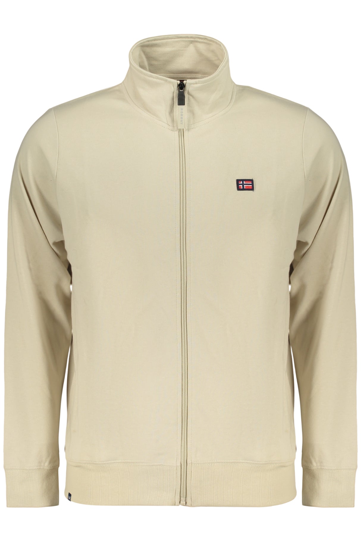 NORWAY 1963 MEN'S BEIGE ZIP-UP SWEATSHIRT