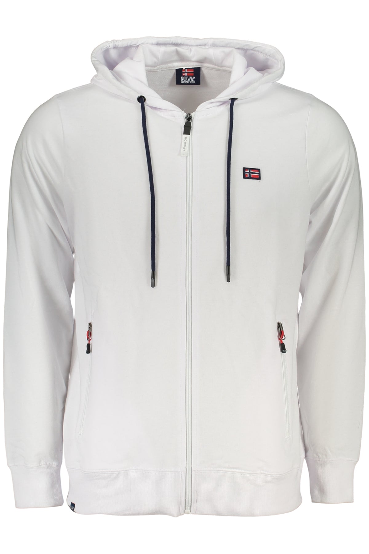 NORWAY 1963 MEN'S WHITE ZIP-UP SWEATSHIRT