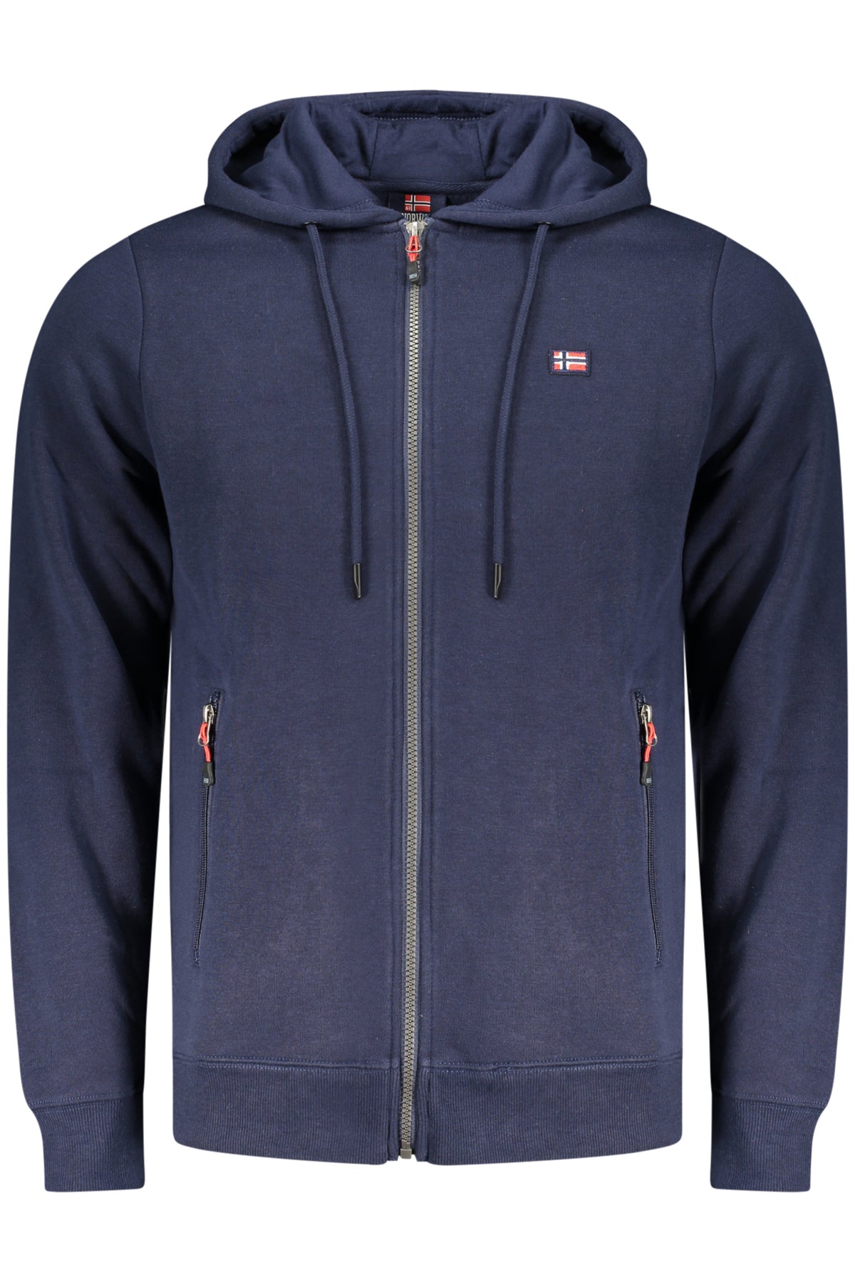 NORWAY 1963 MEN'S BLUE ZIP-UP SWEATSHIRT