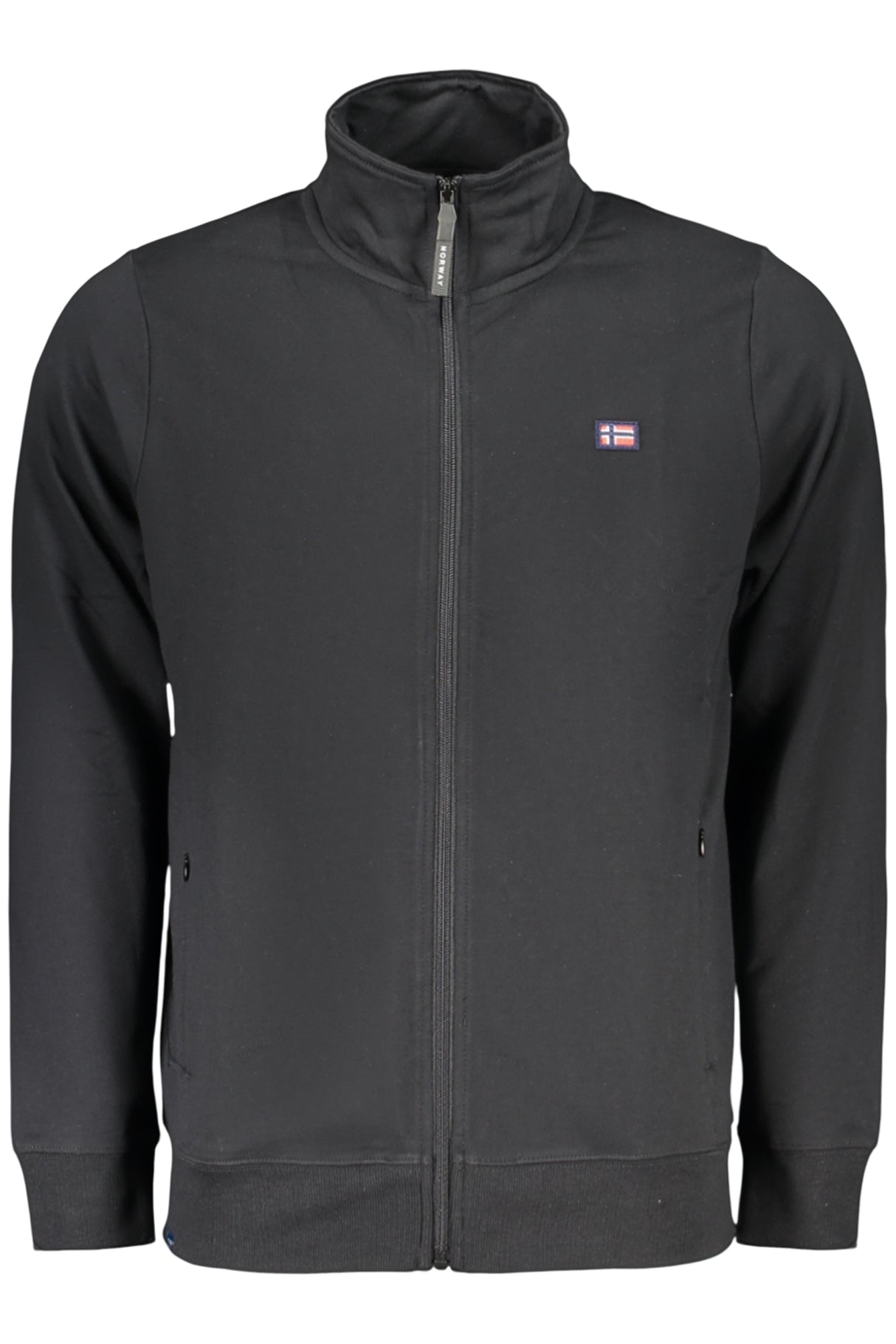 NORWAY 1963 MEN'S BLACK ZIP-UP SWEATSHIRT