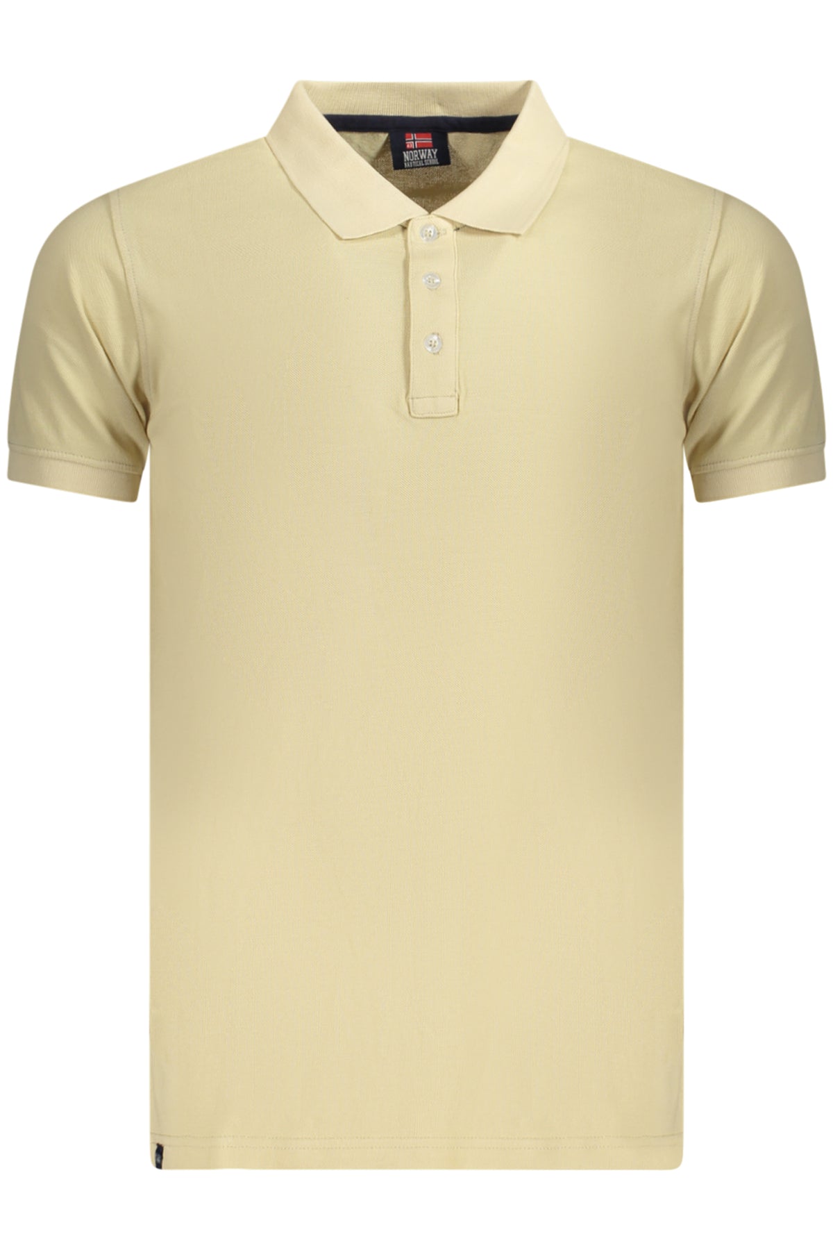 NORWAY 1963 MEN'S SHORT-SLEEVE POLO SHIRT, BEIGE