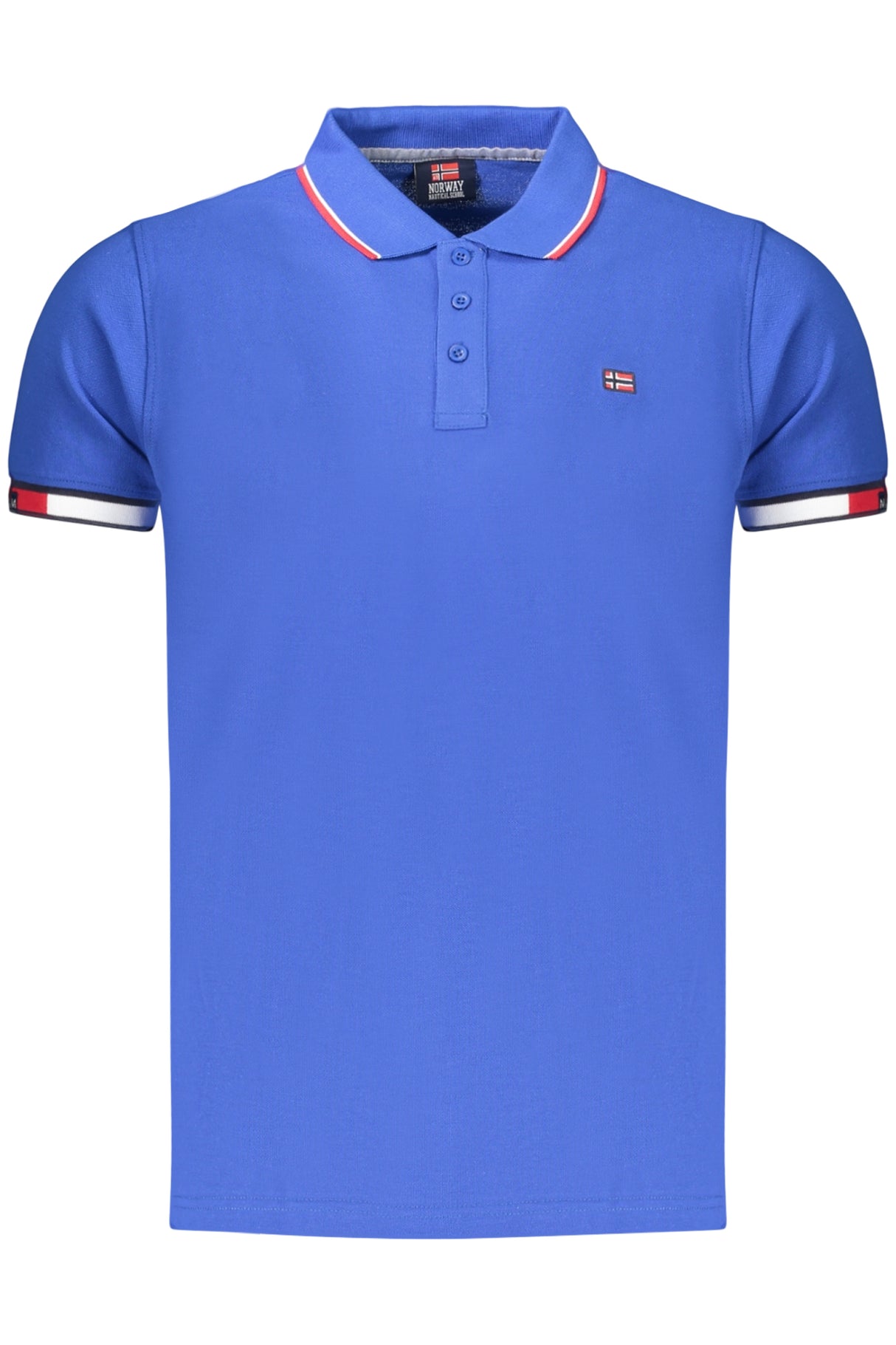NORWAY 1963 MEN'S SHORT-SLEEVED POLO SHIRT, BLUE