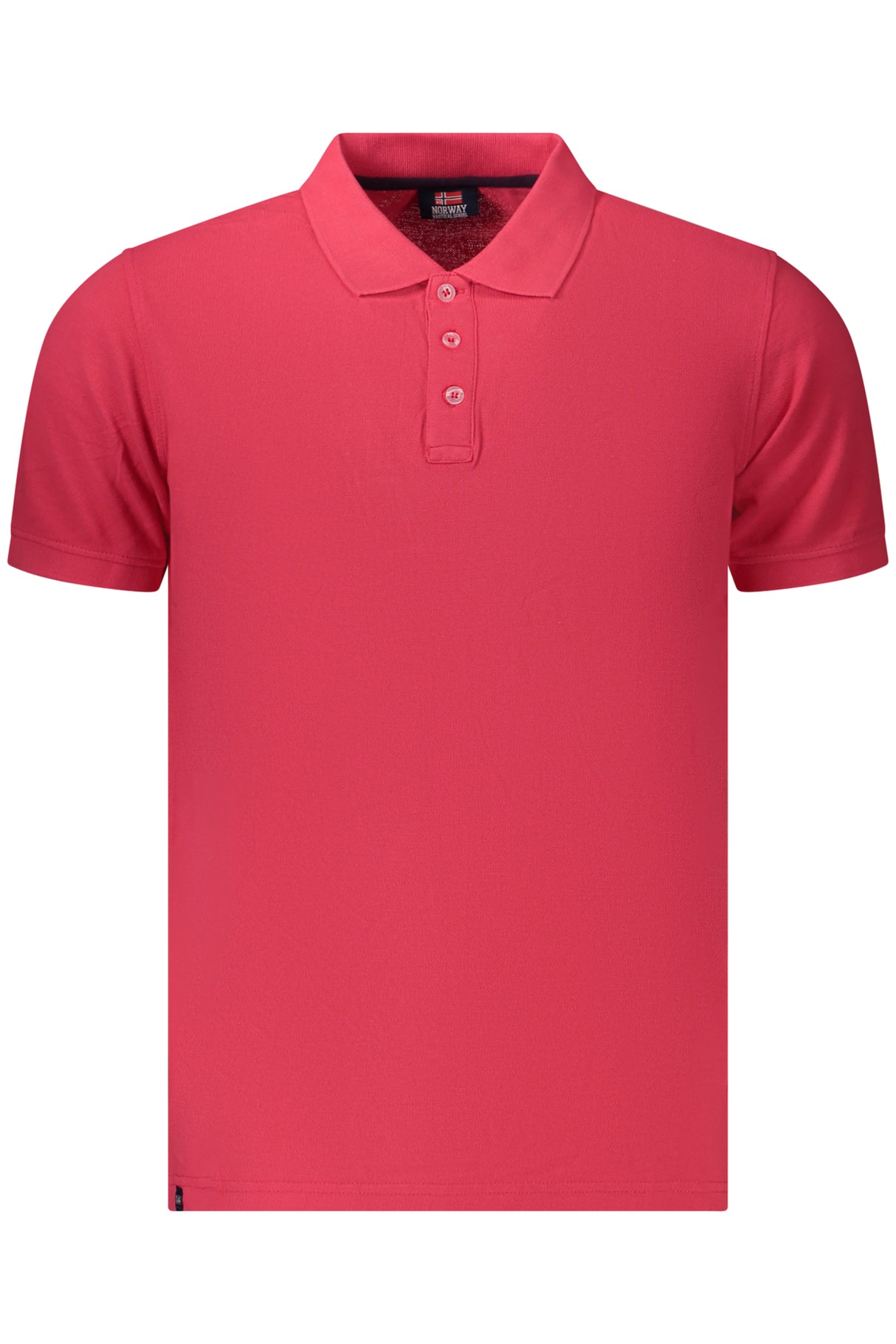 NORWAY 1963 MEN'S SHORT-SLEEVED POLO SHIRT, RED