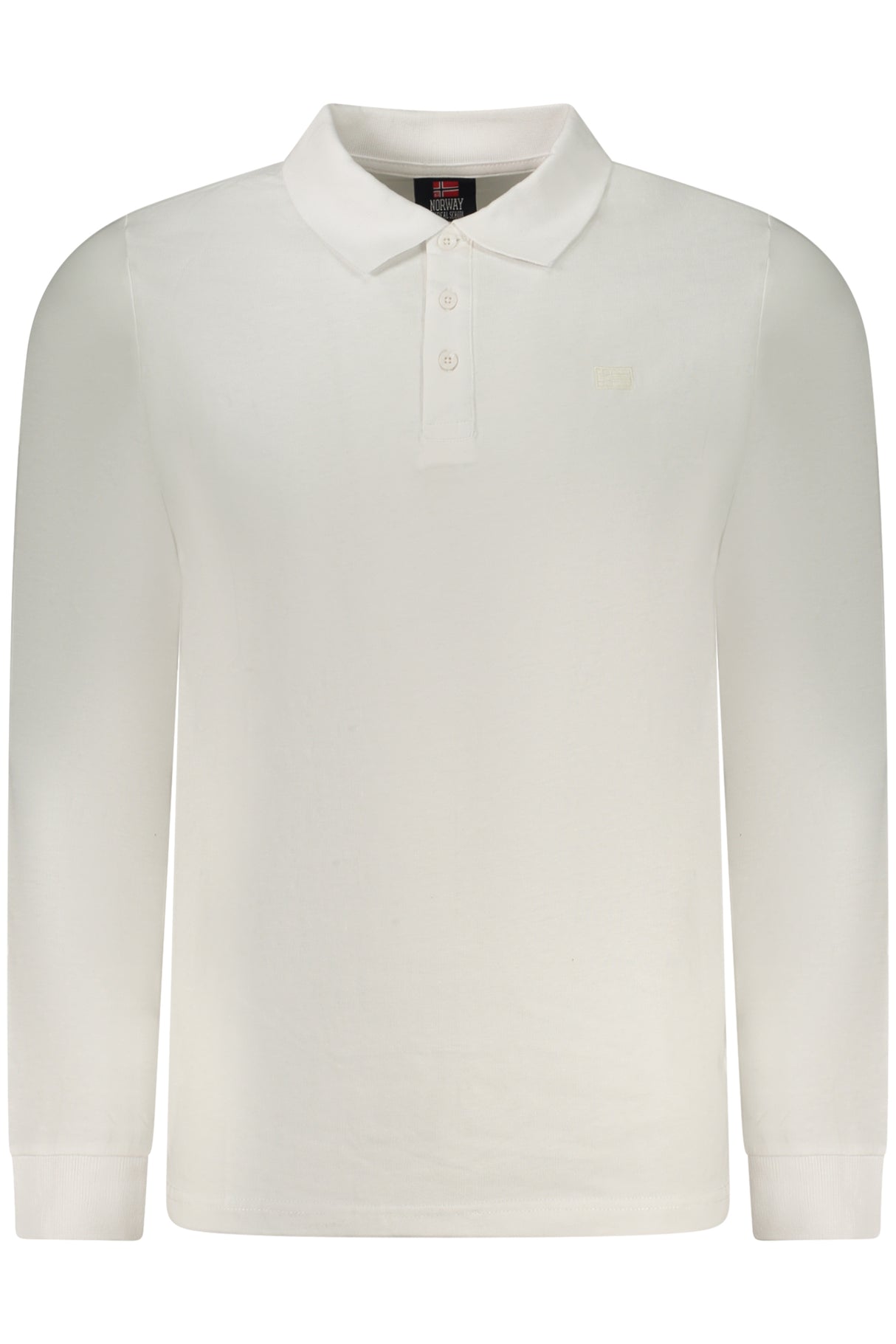 NORWAY 1963 MEN'S LONG-SLEEVED POLO SHIRT WHITE