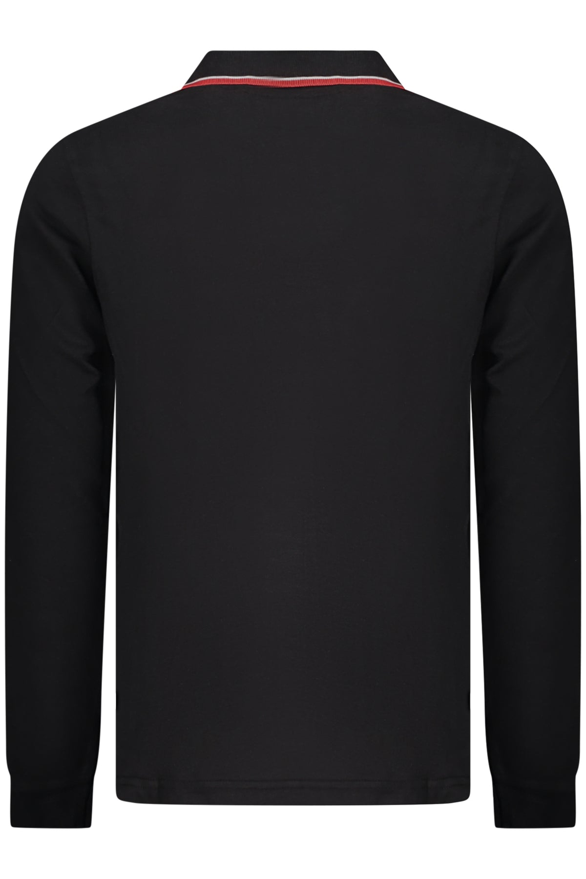 NORWAY 1963 MEN'S LONG-SLEEVED POLO SHIRT, BLACK