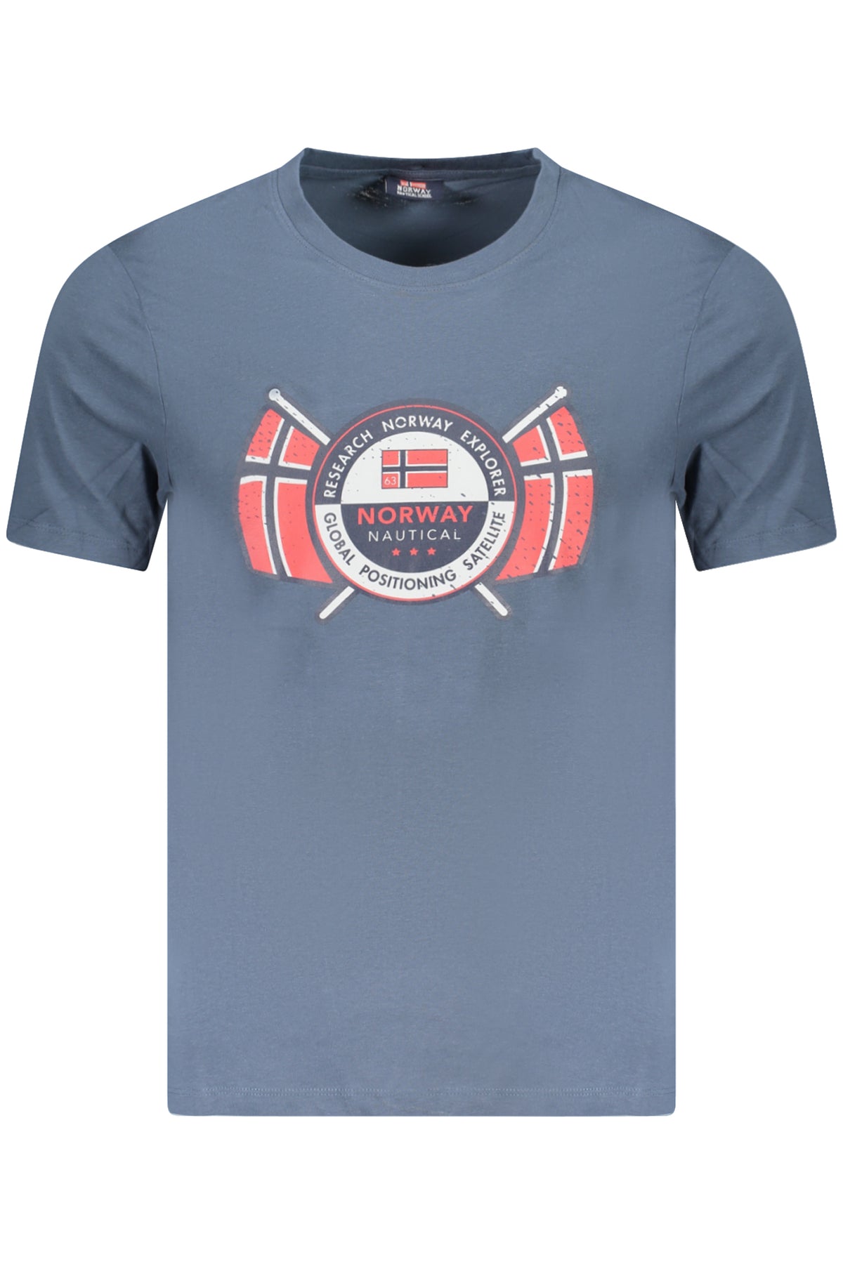 NORWAY 1963 MEN'S SHORT SLEEVE T-SHIRT BLUE