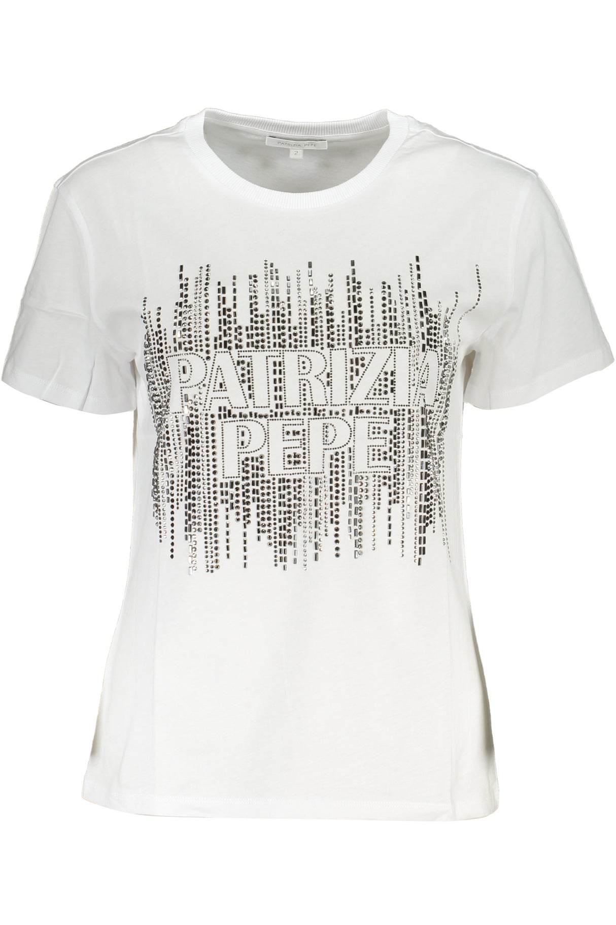 PATRIZIA PEPE WOMEN'S SHORT SLEEVE T-SHIRT WHITE