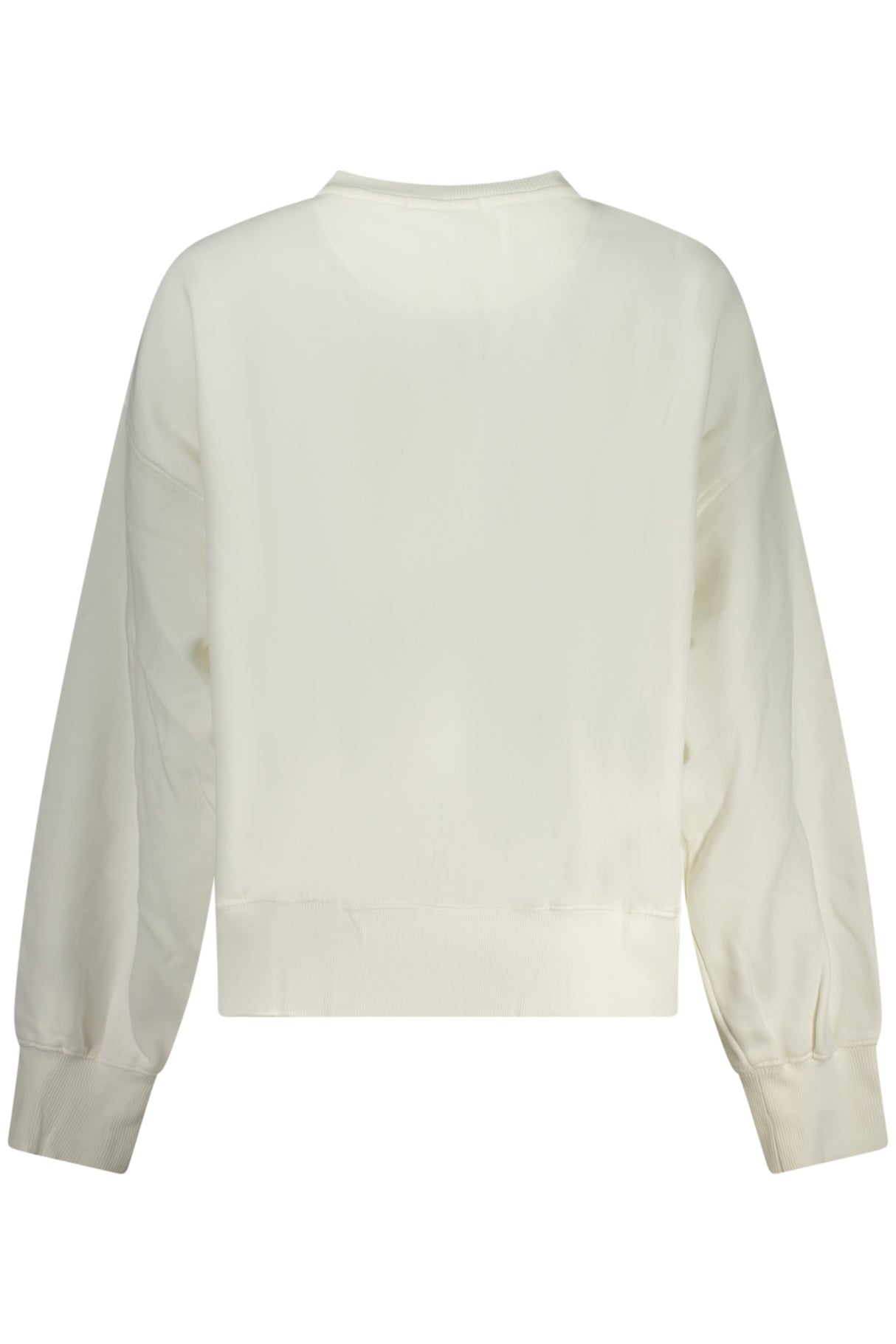 PEPE JEANS WOMEN'S WHITE ZIP-UP SWEATSHIRT