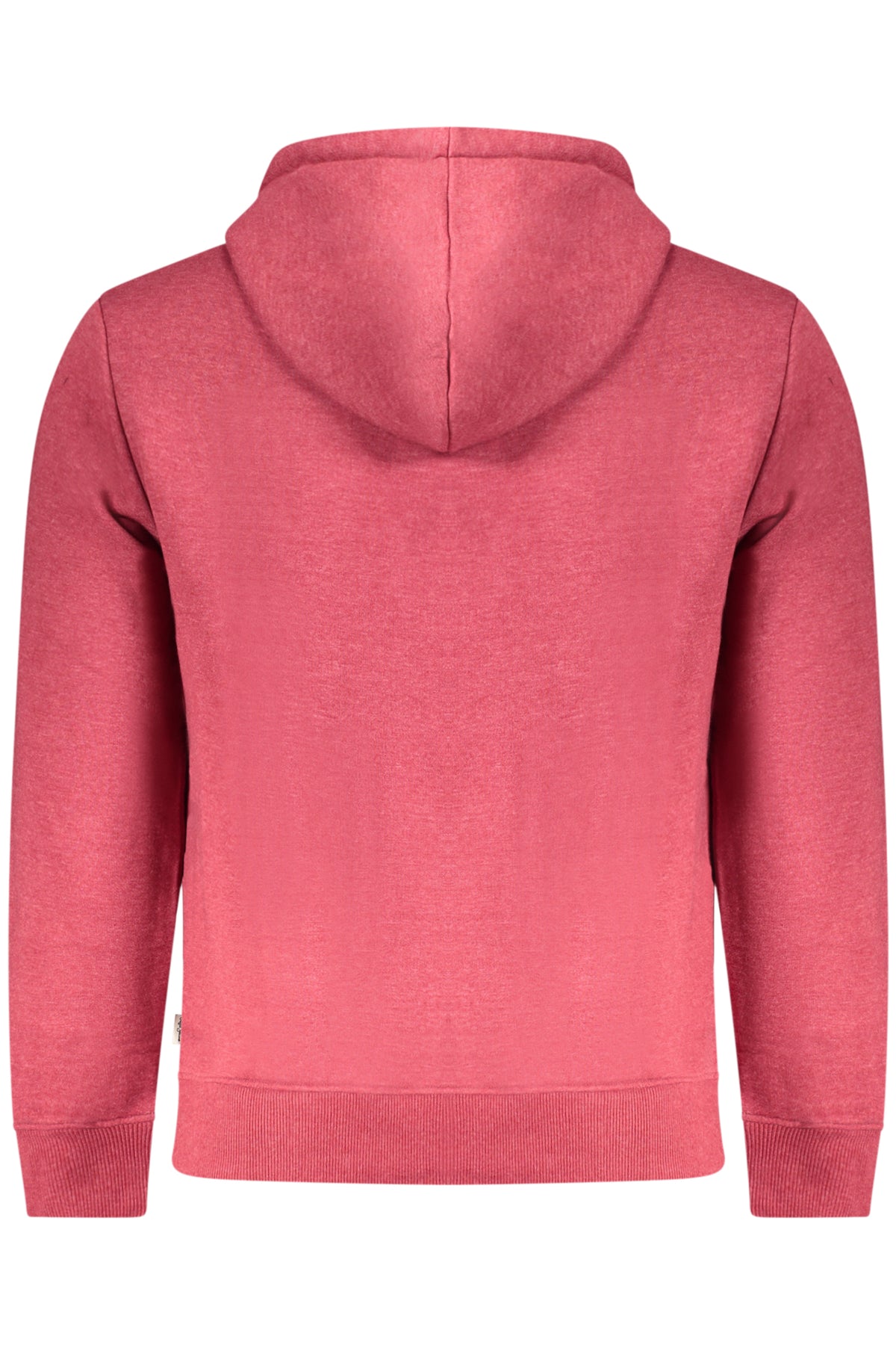 PEPE JEANS MEN'S RED ZIP-UP SWEATSHIRT