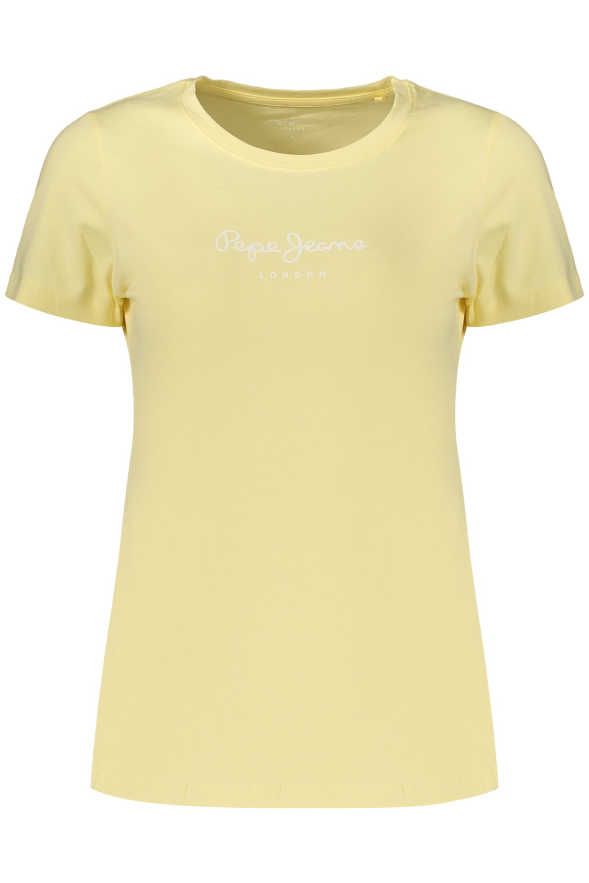 PEPE JEANS WOMEN'S SHORT-SLEEVED T-SHIRT YELLOW