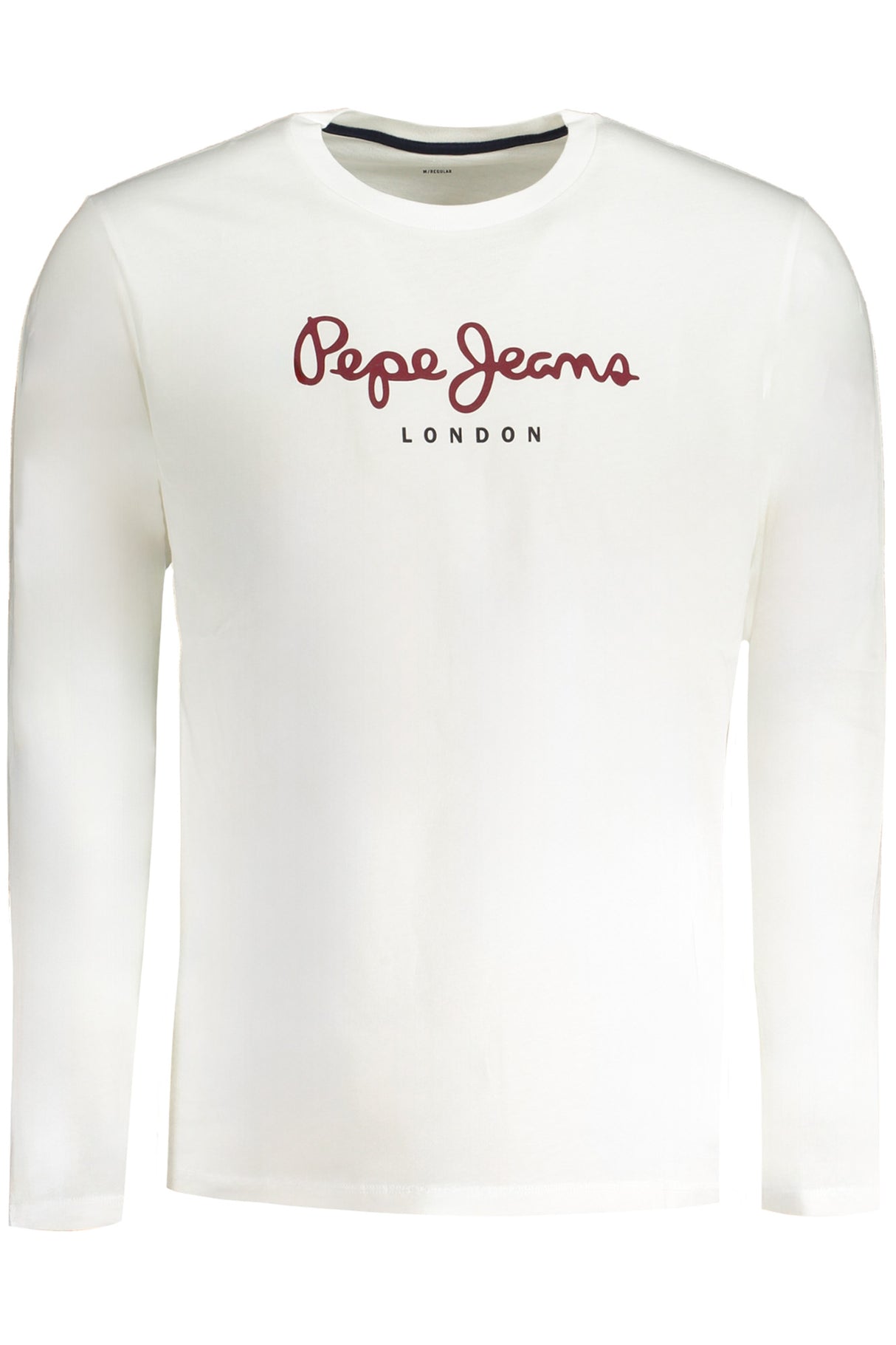 PEPE JEANS MEN'S LONG-SLEEVED T-SHIRT WHITE