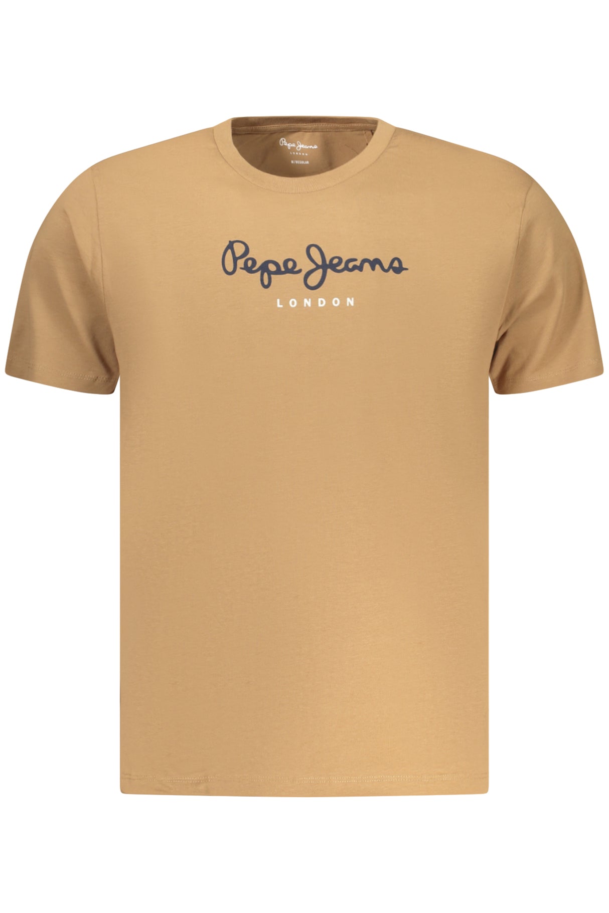 PEPE JEANS MEN'S SHORT-SLEEVE T-SHIRT, BROWN