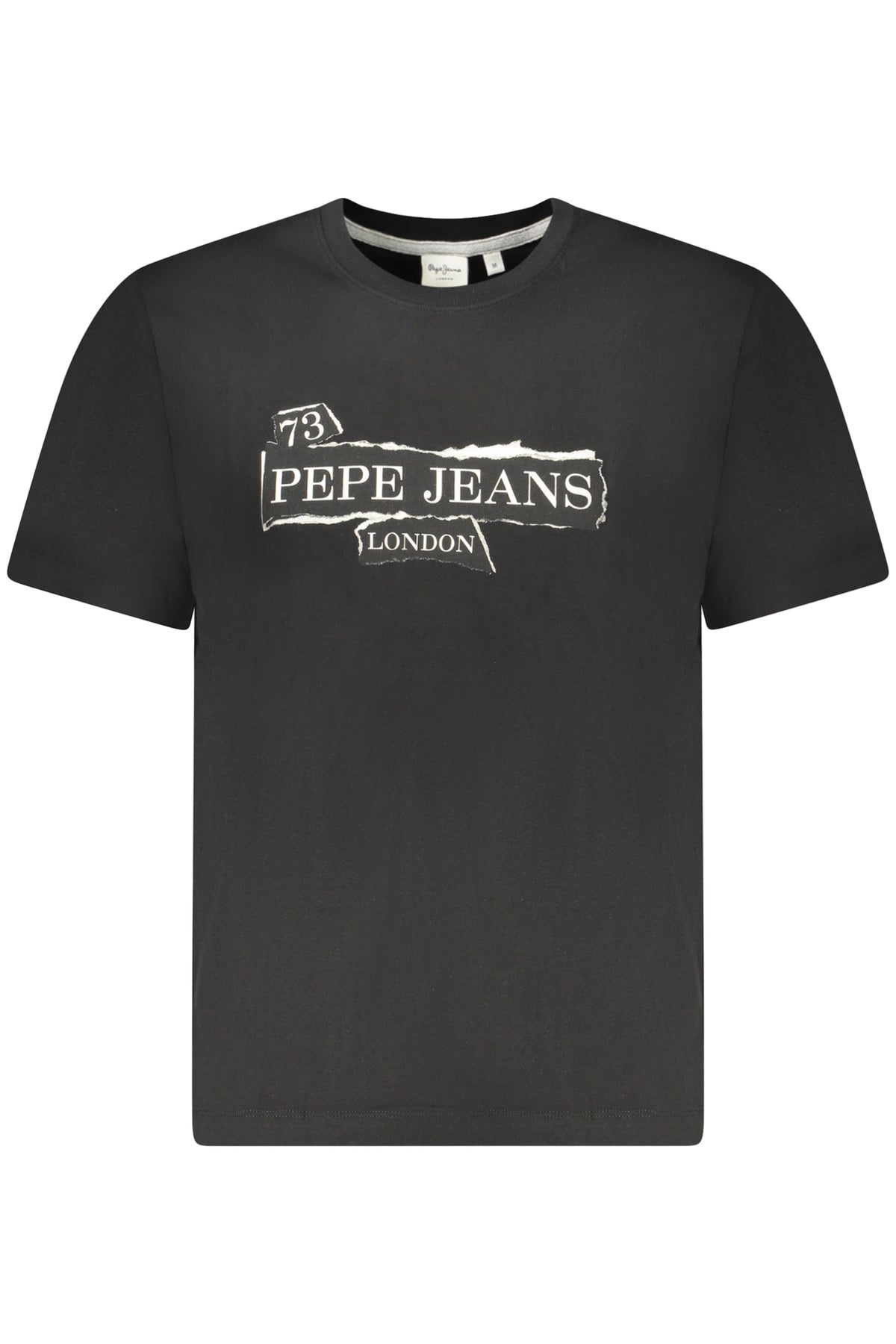 PEPE JEANS MEN'S SHORT-SLEEVED T-SHIRT BLACK