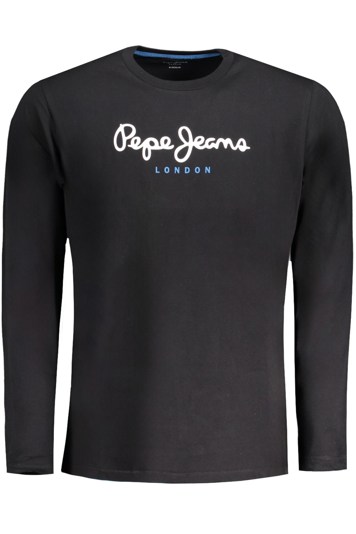 PEPE JEANS MEN'S LONG-SLEEVED T-SHIRT BLACK