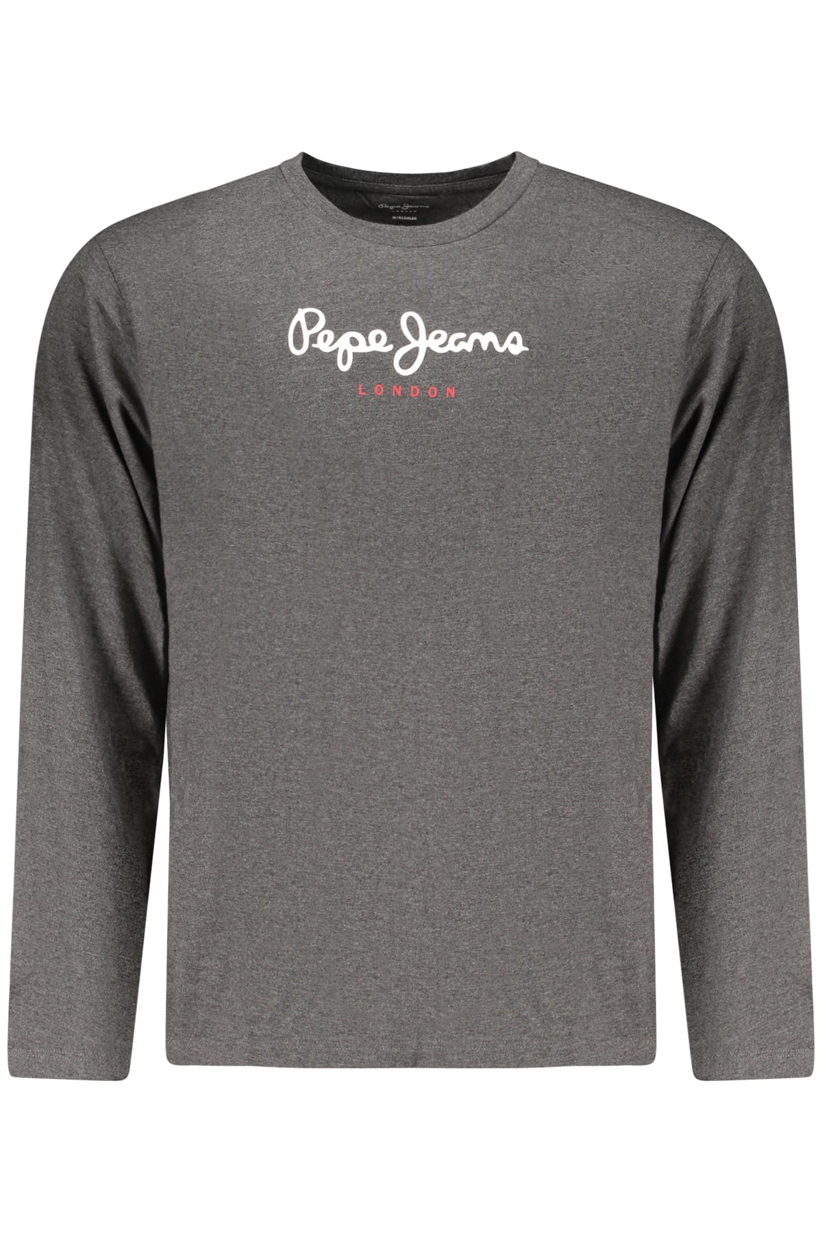 PEPE JEANS MEN'S LONG-SLEEVED T-SHIRT, GREY