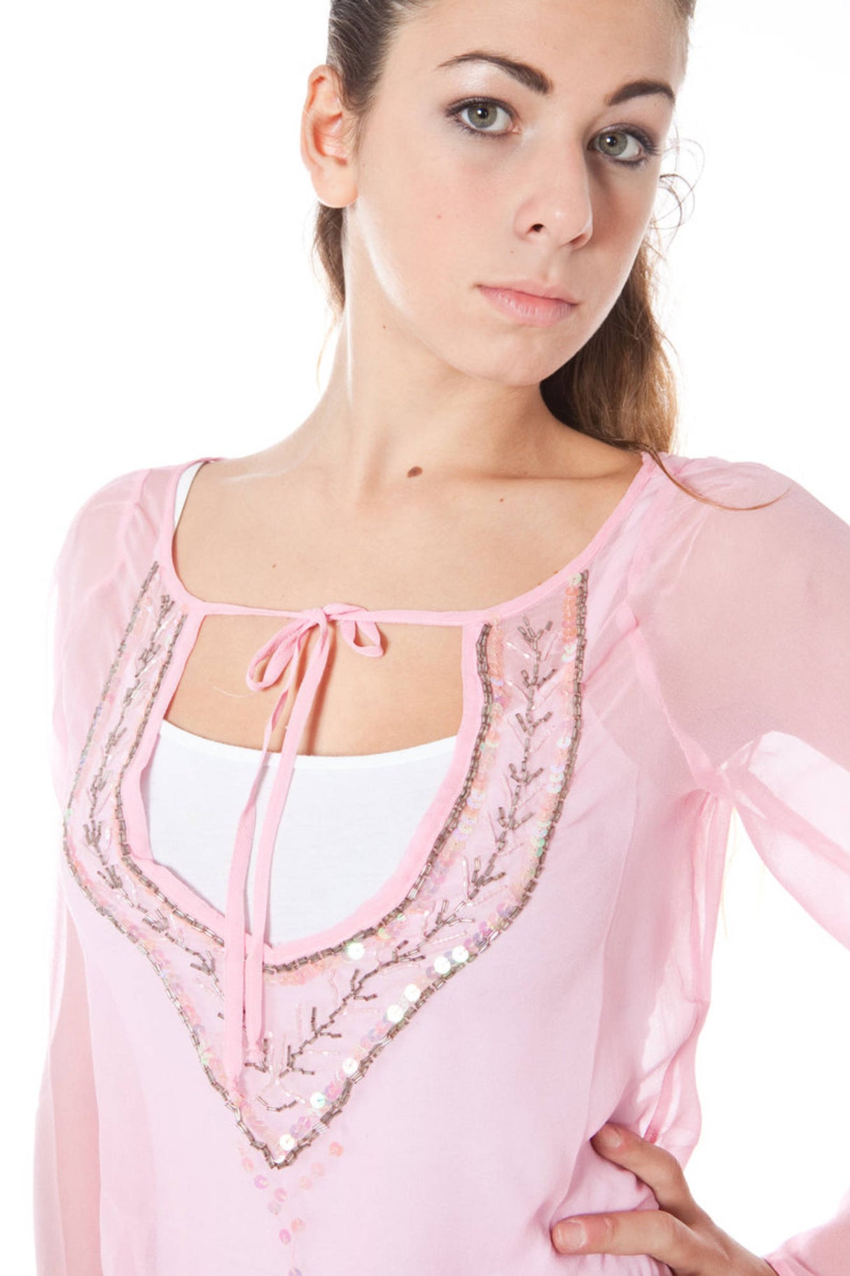 PHARD LONG SLEEVE T-SHIRT WOMEN PINK