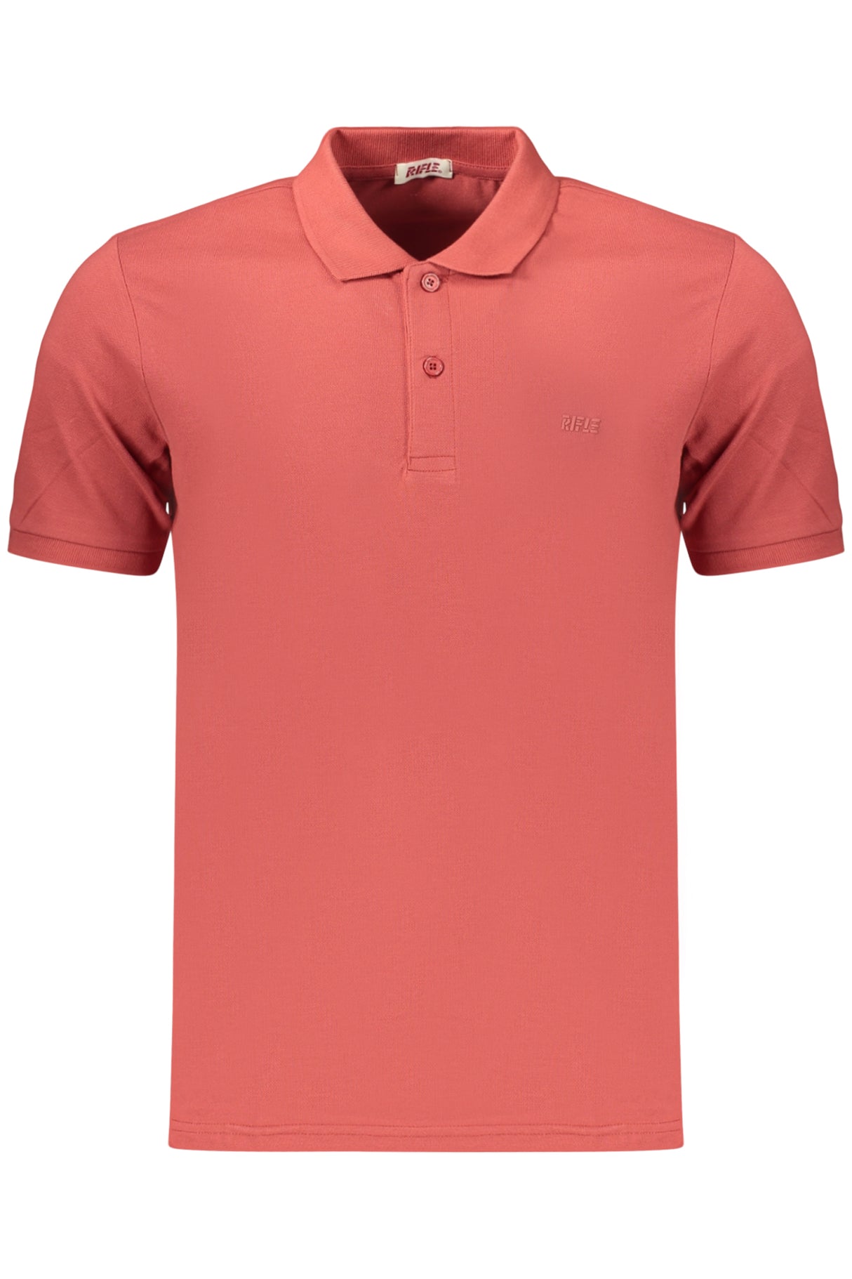 MEN'S RED SHORT-SLEEVE RIFLE POLO