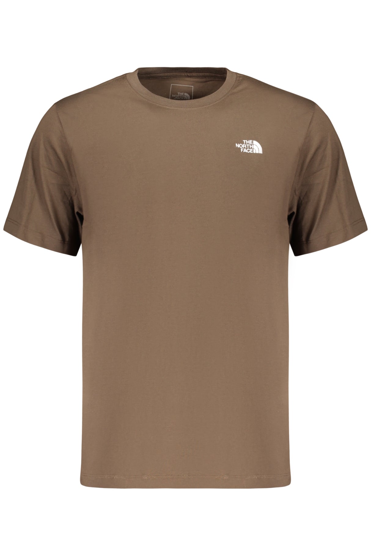THE NORTH FACE MEN'S SHORT-SLEEVE T-SHIRT BROWN