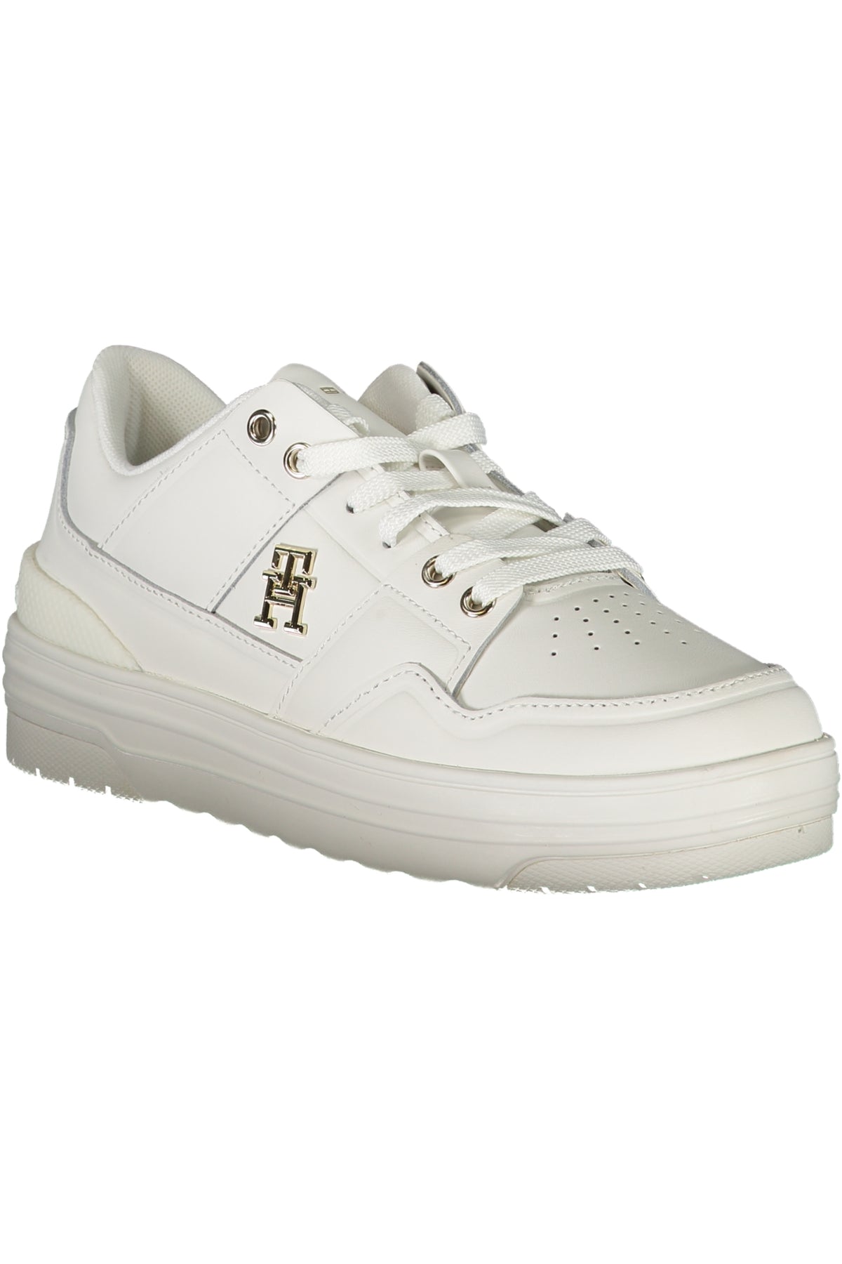 TOMMY HILFIGER WHITE WOMEN'S SPORTS SHOES