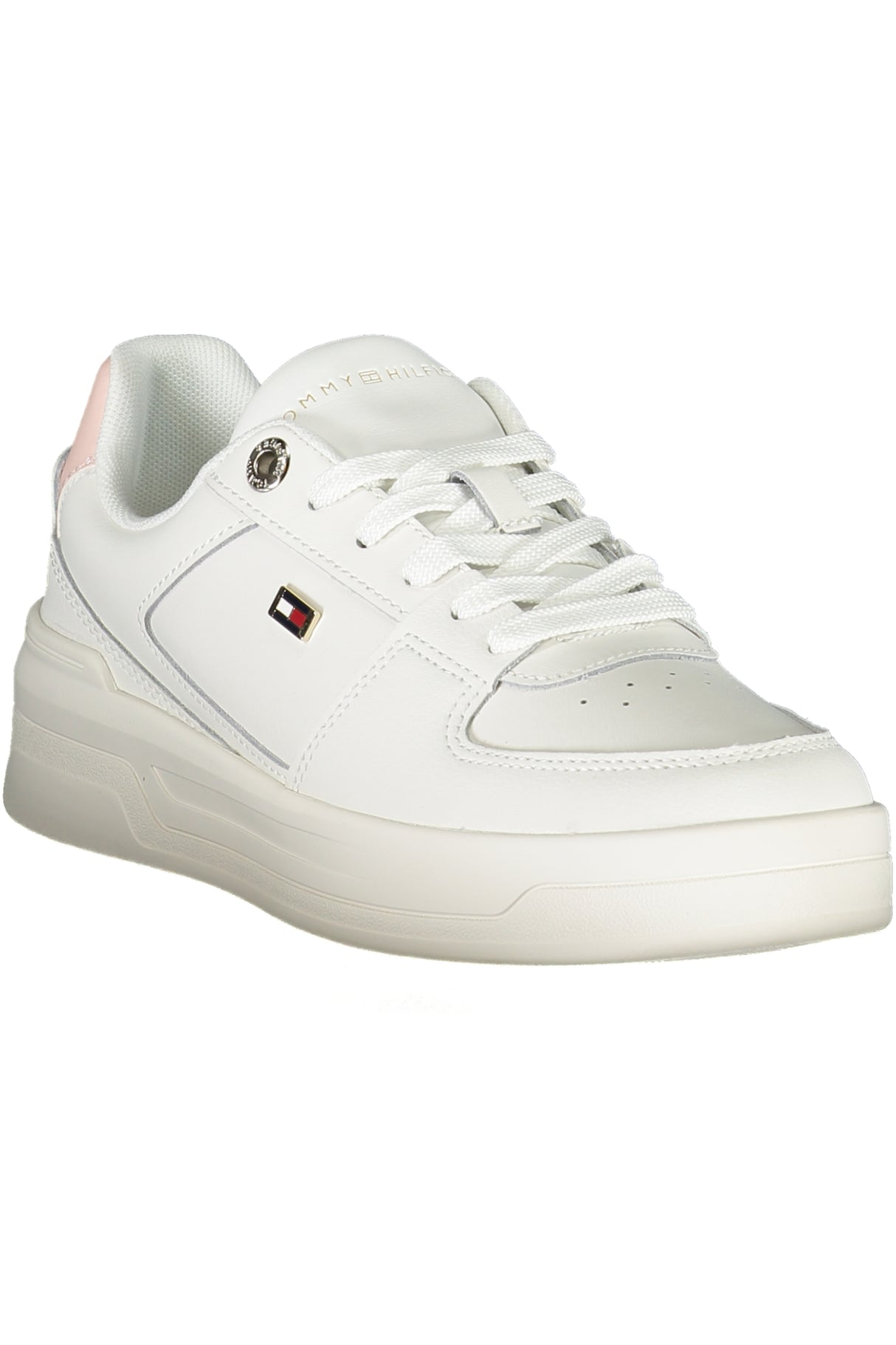 TOMMY HILFIGER WHITE WOMEN'S SPORTS SHOES