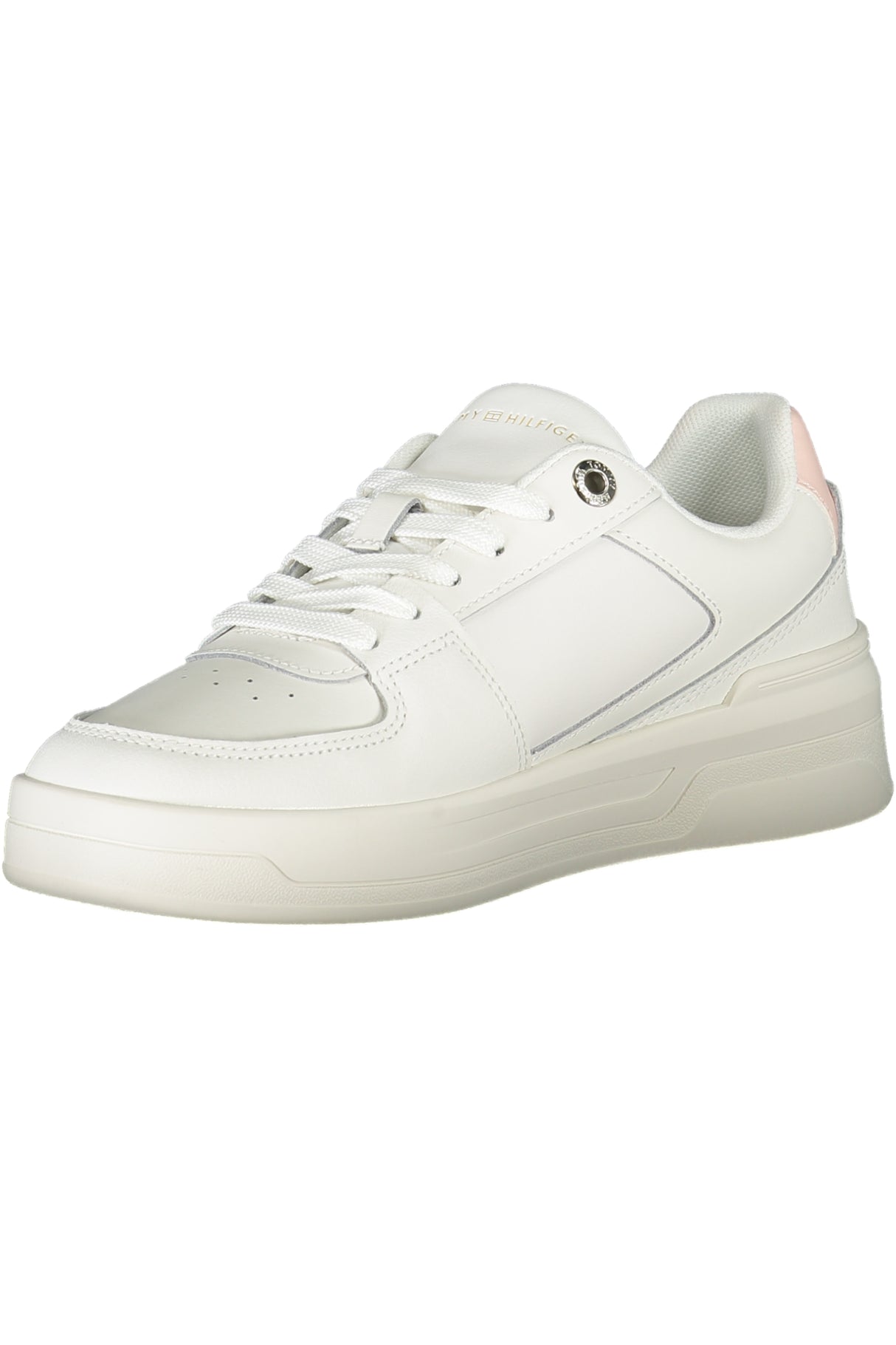 TOMMY HILFIGER WHITE WOMEN'S SPORTS SHOES